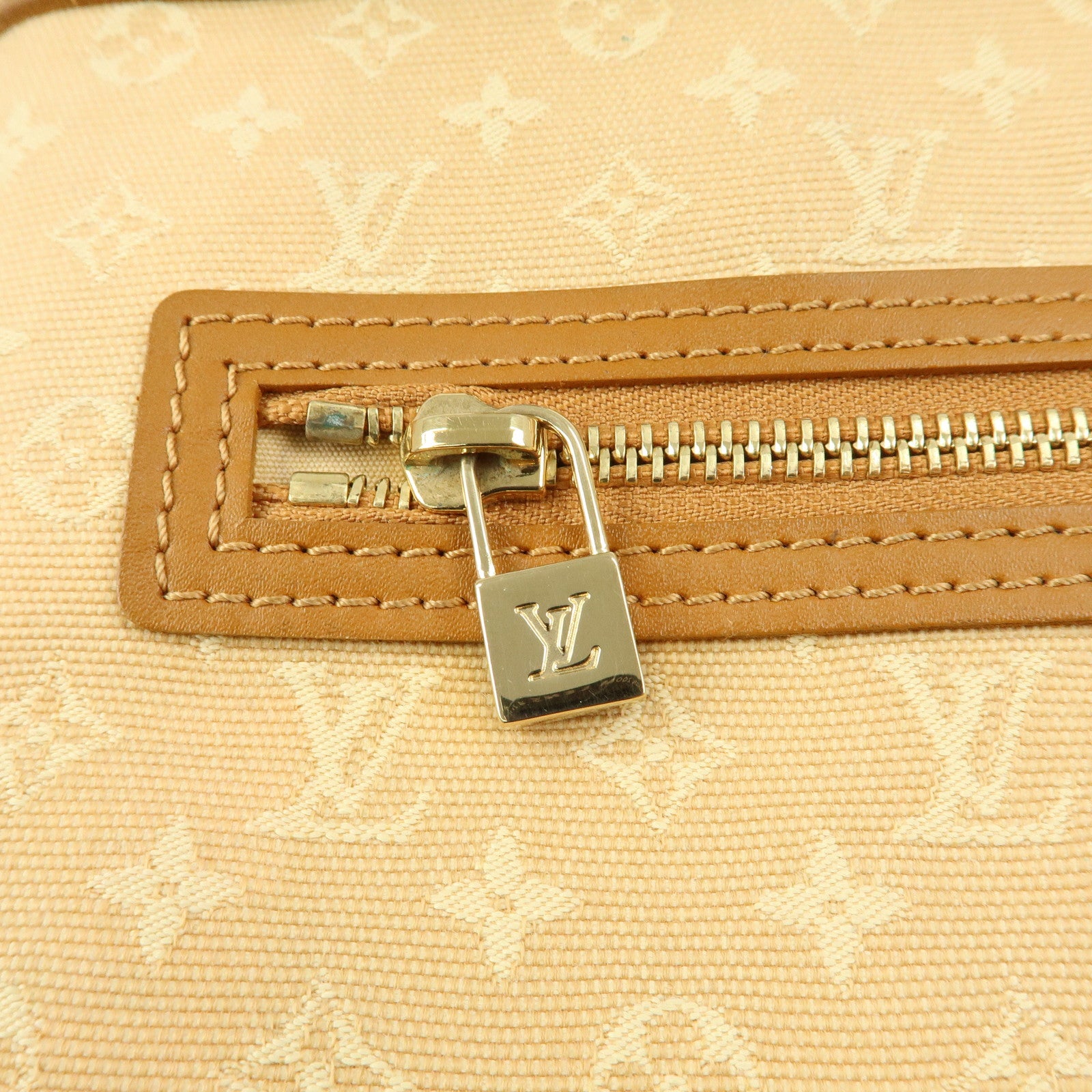 Louis Vuitton Monogram Mini Lucille PM Hand Bag Beige M92684