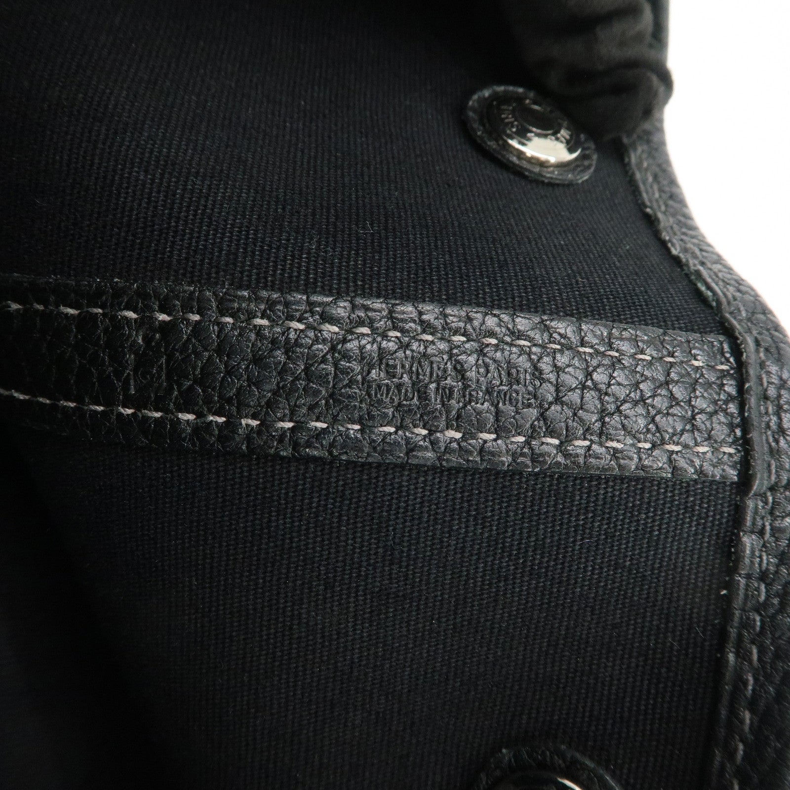 HERMES Toile Officier Negonda Garden Party PM G Stamped Tote Bag