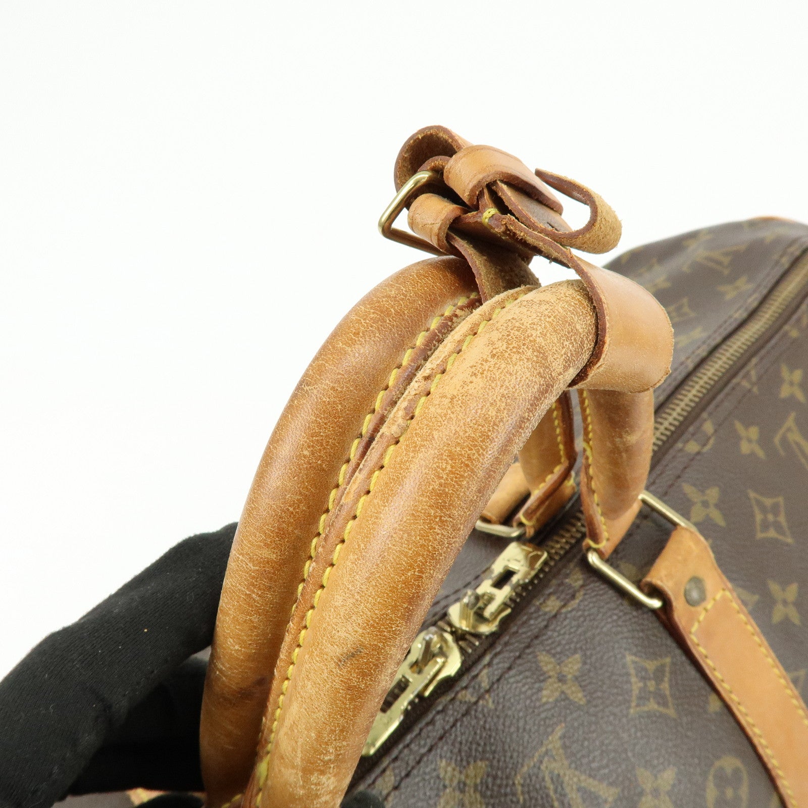 Louis Vuitton Monogram Keep All Bandouliere 55 Boston Bag M41414