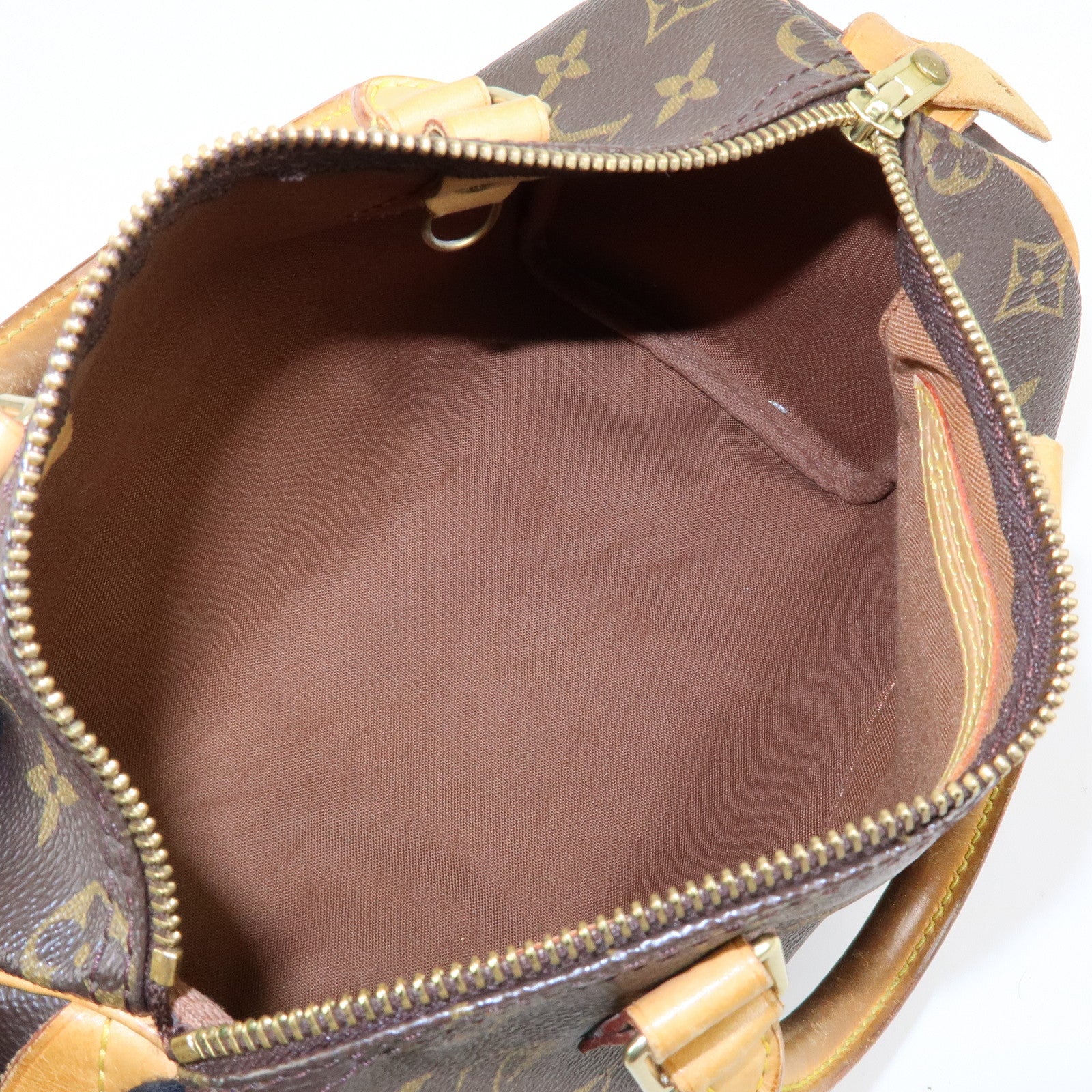 Louis Vuitton Monogram Speedy 25 Boston Bag Hand Bag Brown M41528