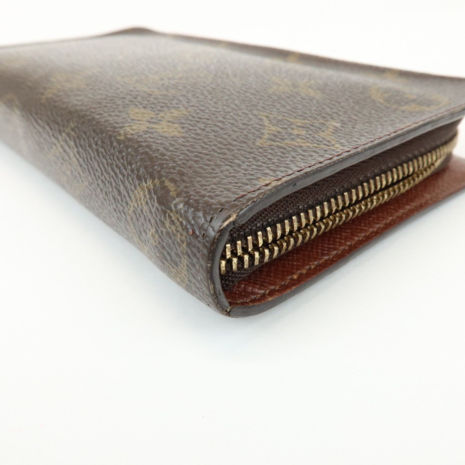 Louis Vuitton Monogram Set of 2 Long Wallets Brown M61727/M61723
