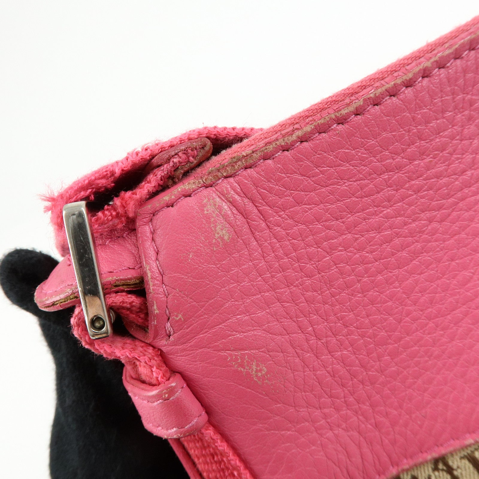 Christian Dior Trotter Street Chic Jacquard Canvas Shoulder Bag