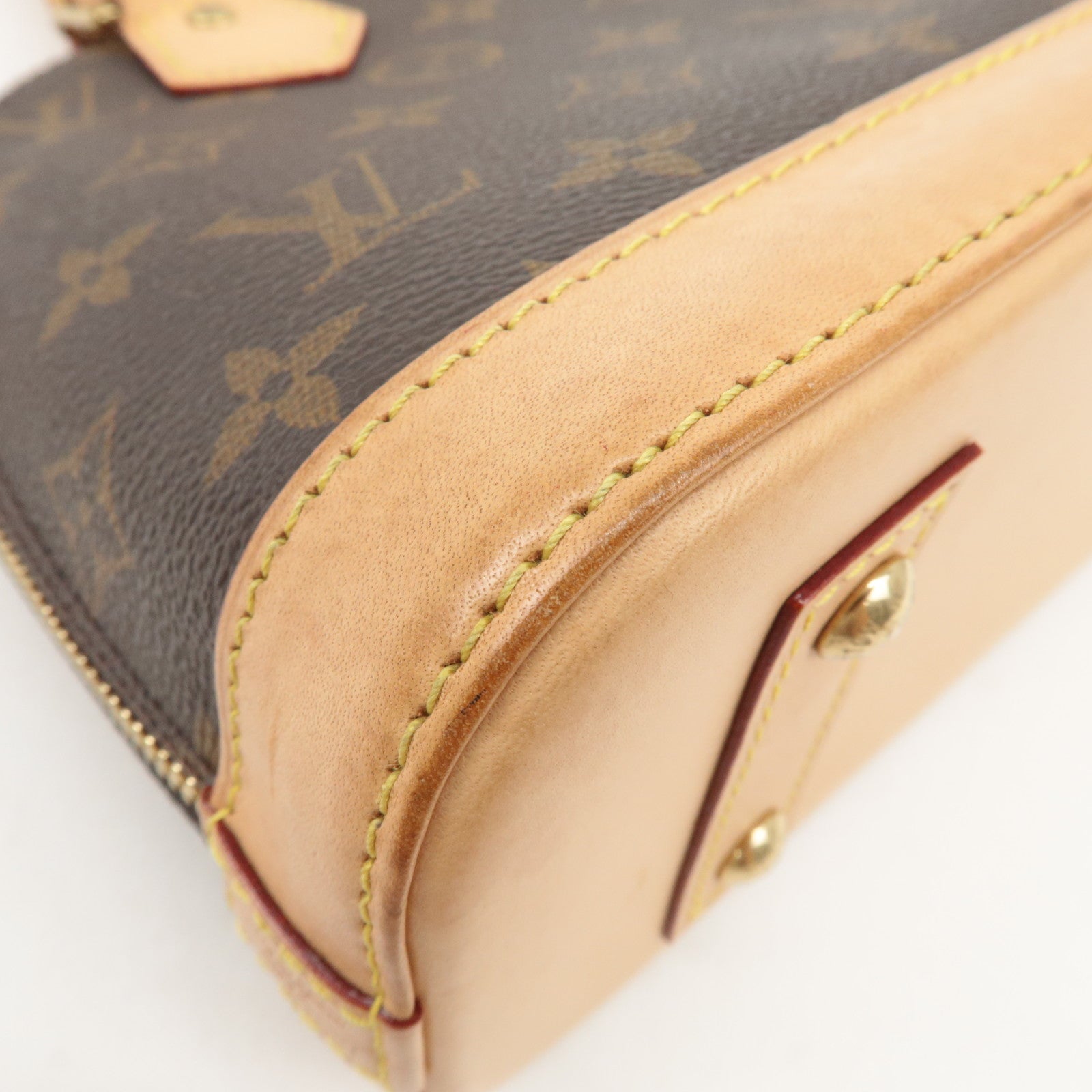 Louis Vuitton Monogram Alma BB 2Way Bag Hand Bag M53152 Used