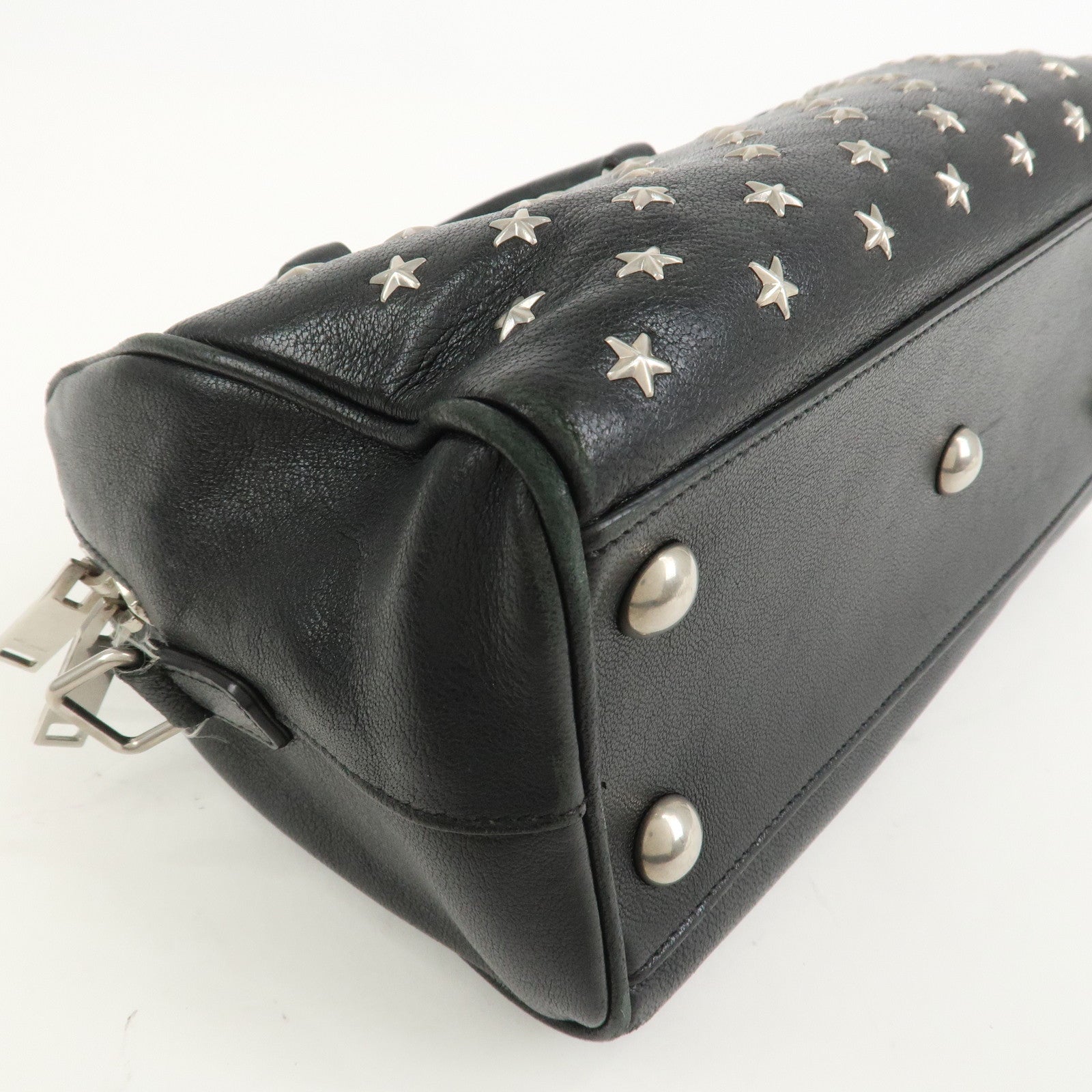 SAINT LAURENT PARIS Leather 2Way Bag Hand Shoulder Bag VLR332423