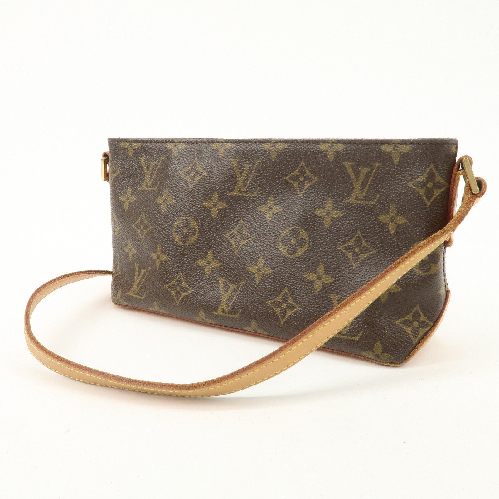 Louis Vuitton Monogram Trotteur Shoulder Bag Brown M51240