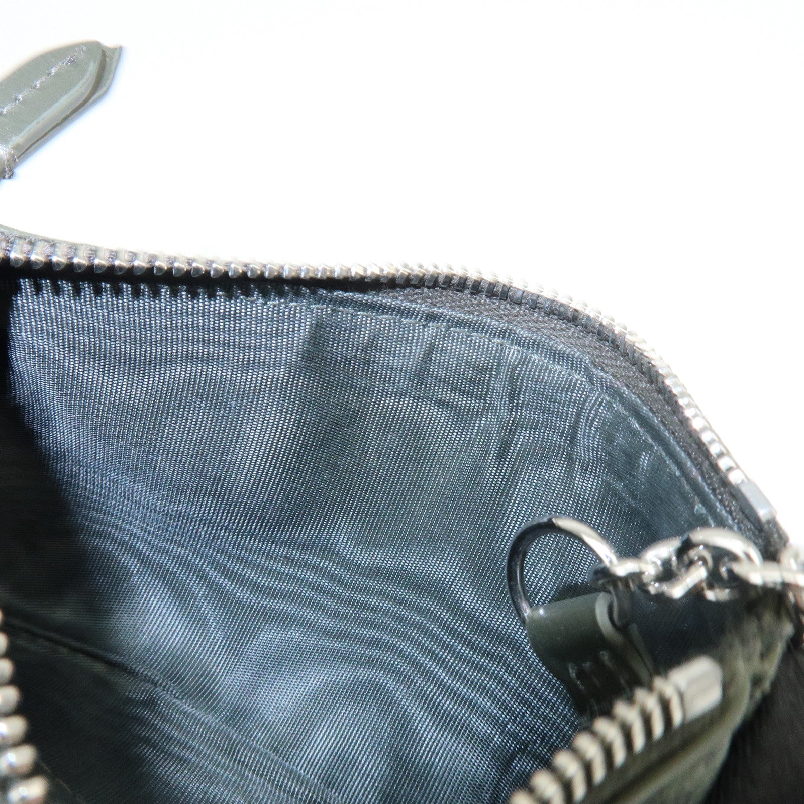 GUCCI Trim GG Supreme PVC Coin Case Card Case Khaki
