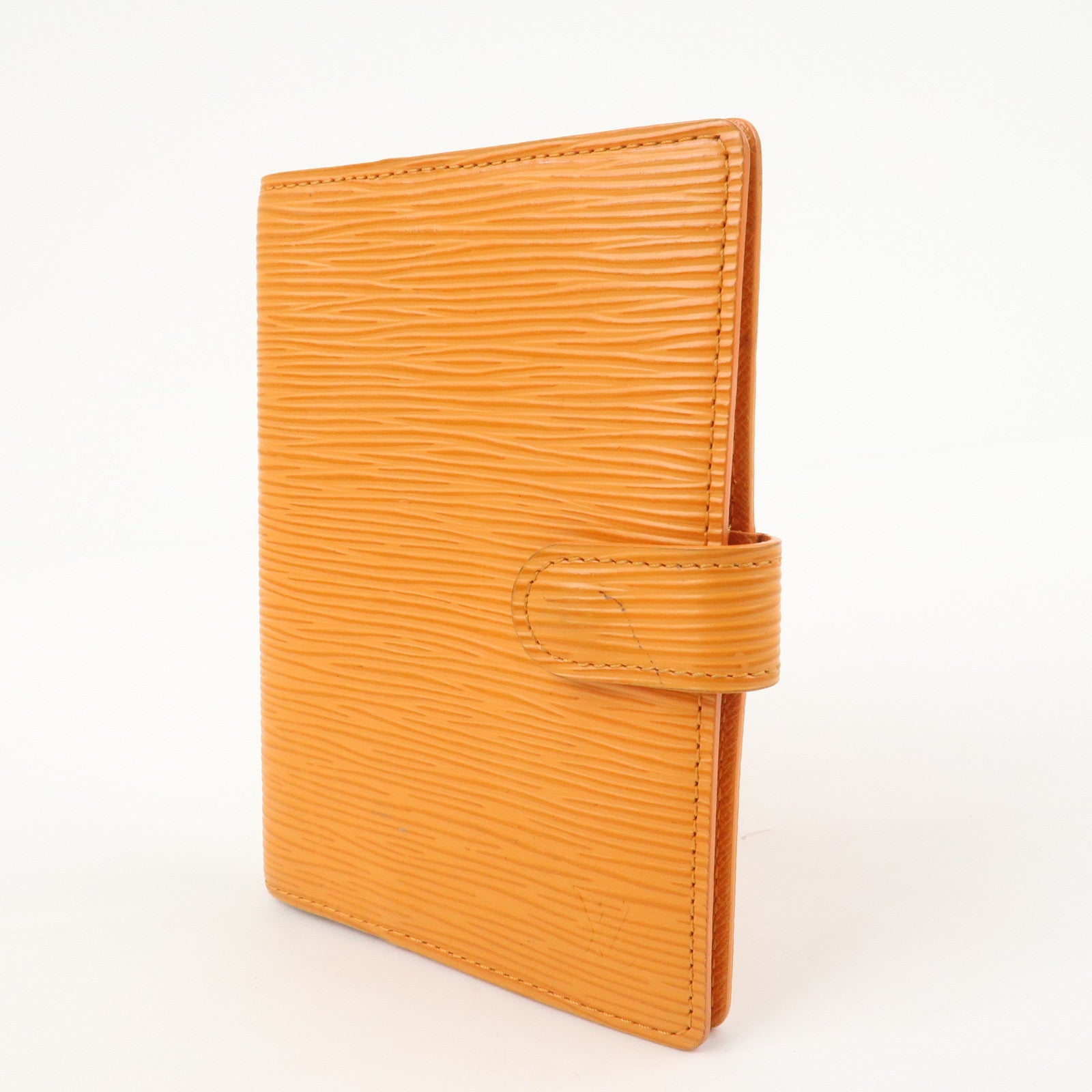 Louis Vuitton Epi Leather Agenda PM Planner Cover Mandarin R2005H