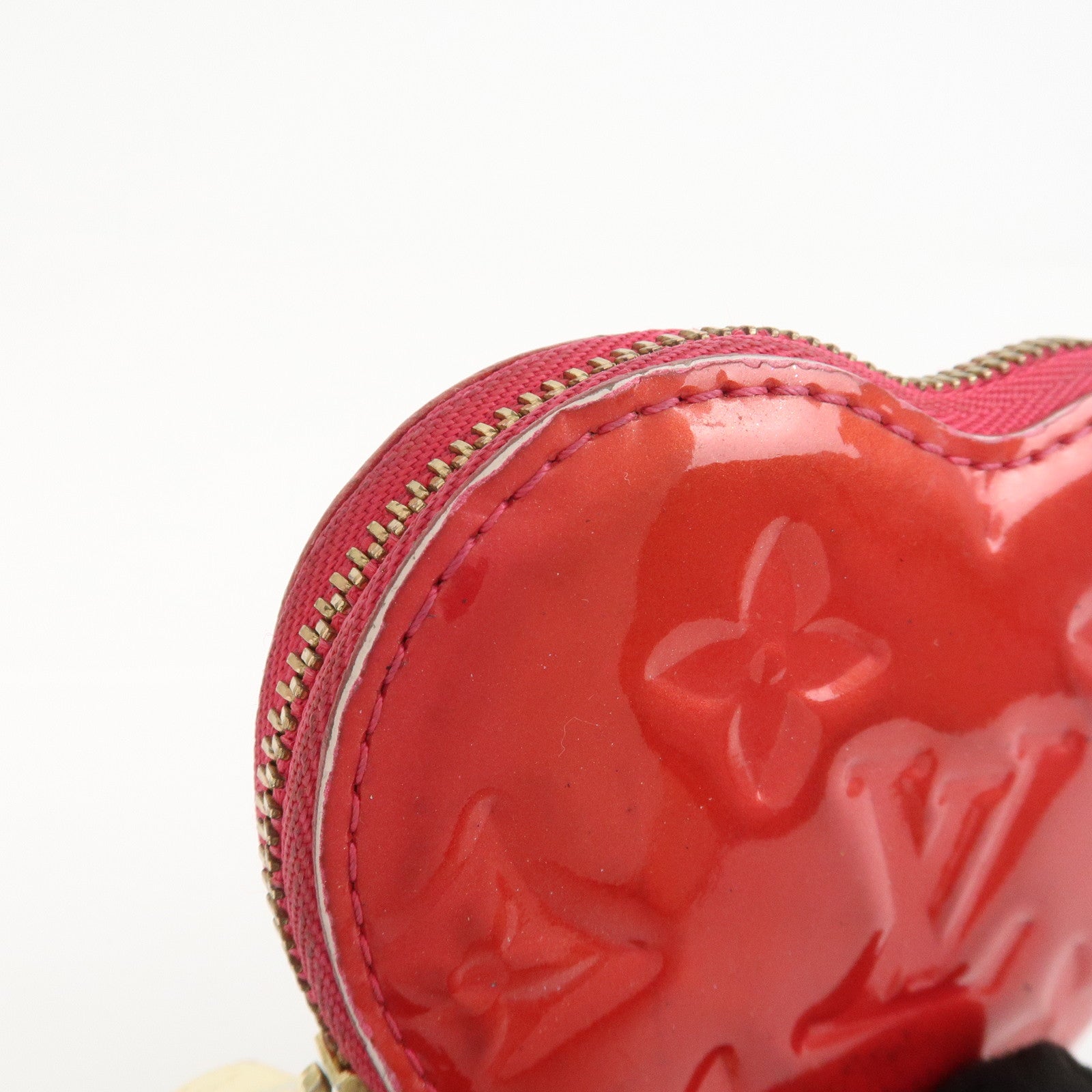 Louis Vuitton Monogram Vernis Porte Monnaie Coeur Coin Case M93657