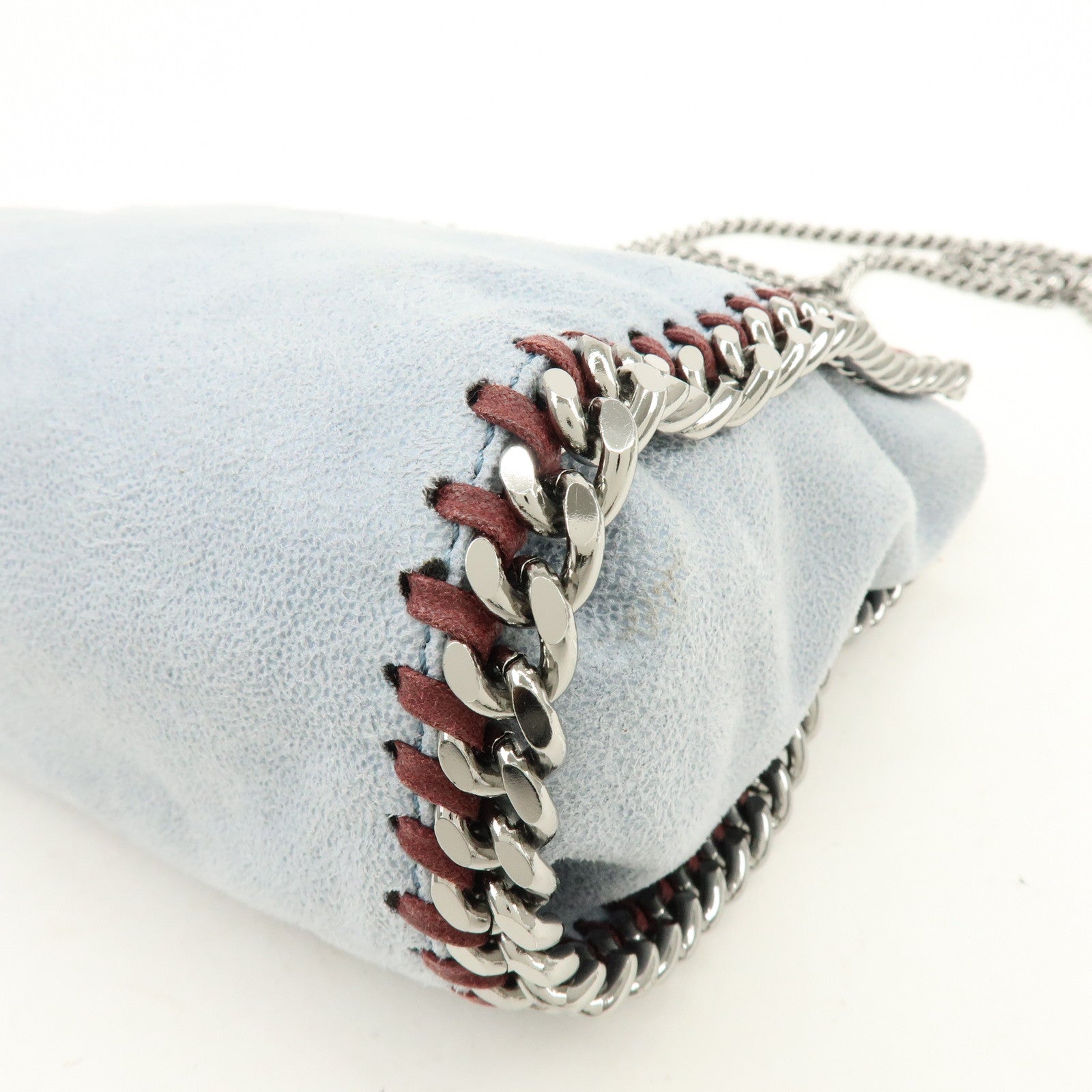 STELLA MCCARTNEY Falabella Tiny Faux Leather 2Way Bag Blue 371223