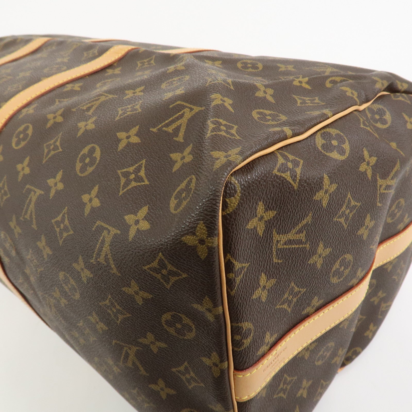 Louis Vuitton Monogram Keep All Bandouliere 60 Boston Bag M41412