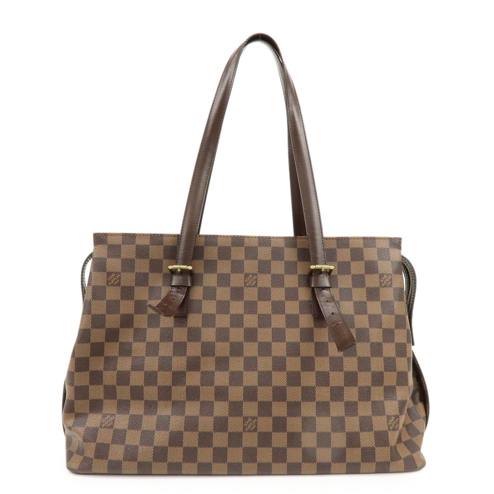Louis Vuitton Damier Ebene Chelsea Canvas Shoulder Bag N51119