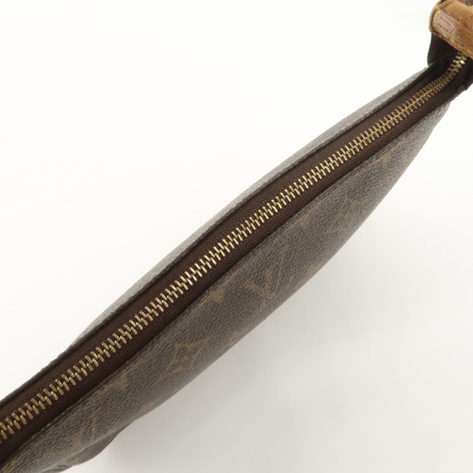 Louis Vuitton Monogram Pochette Accessoires Hand Bag Brown M51980 Used