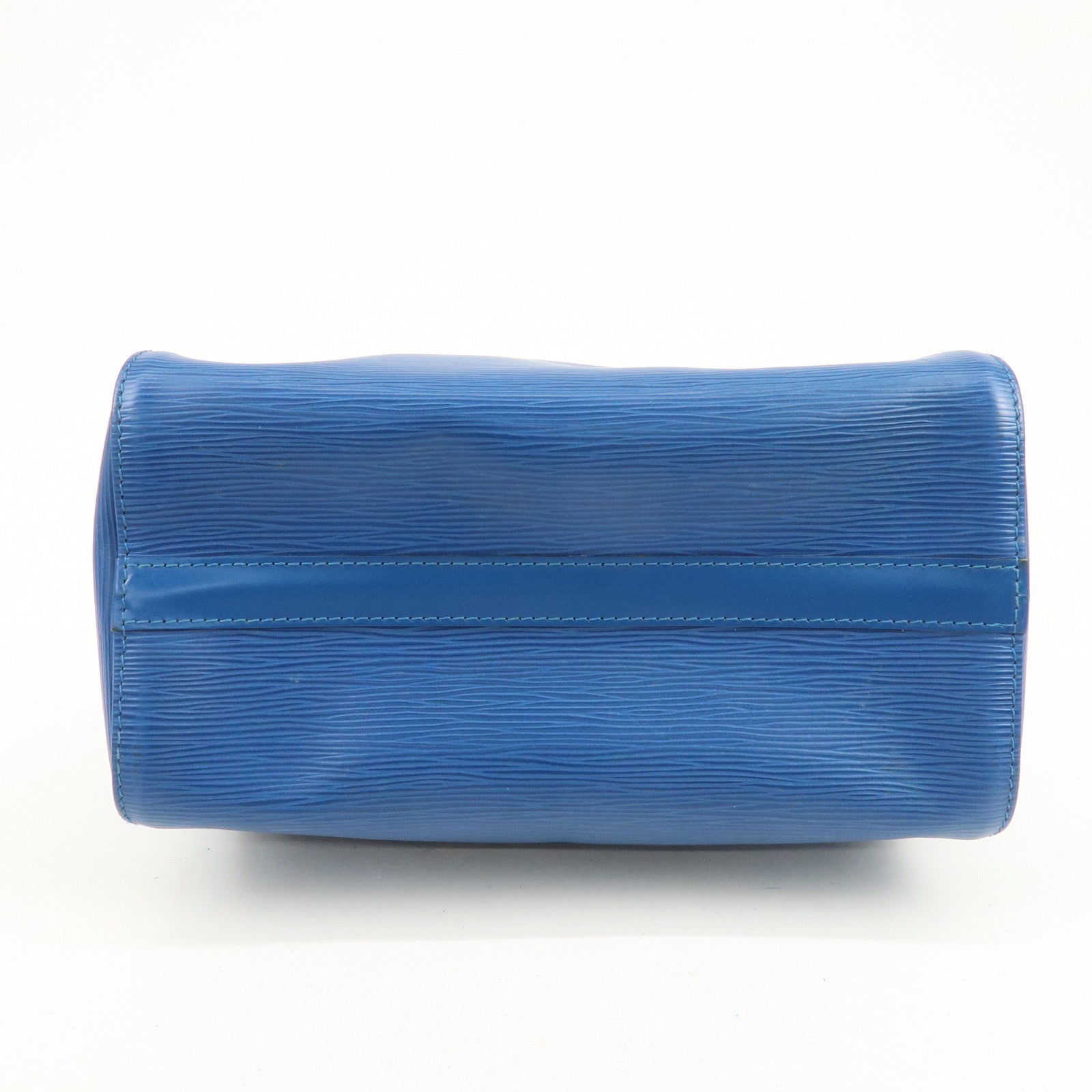 Louis Vuitton Epi Speedy 25 Hand Bag Boston Bag Toledo Blue M43015