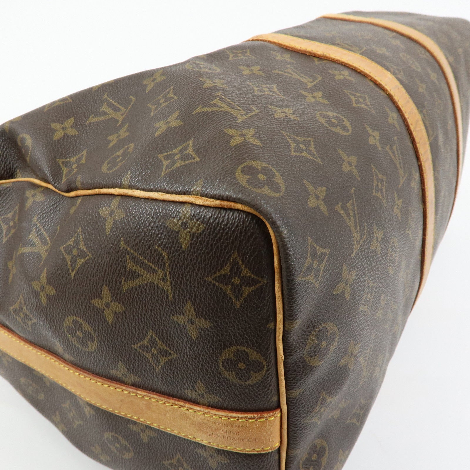 Louis Vuitton Monogram Keep All Bandouliere 50 Boston Bag M41416