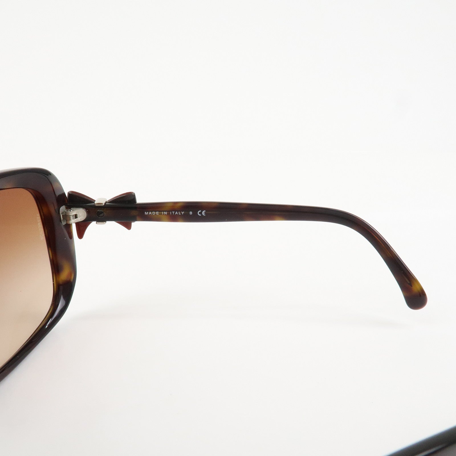 CHANEL CC Bow Sunglasses Tortoiseshell 5171-A c.714/3B 60□17