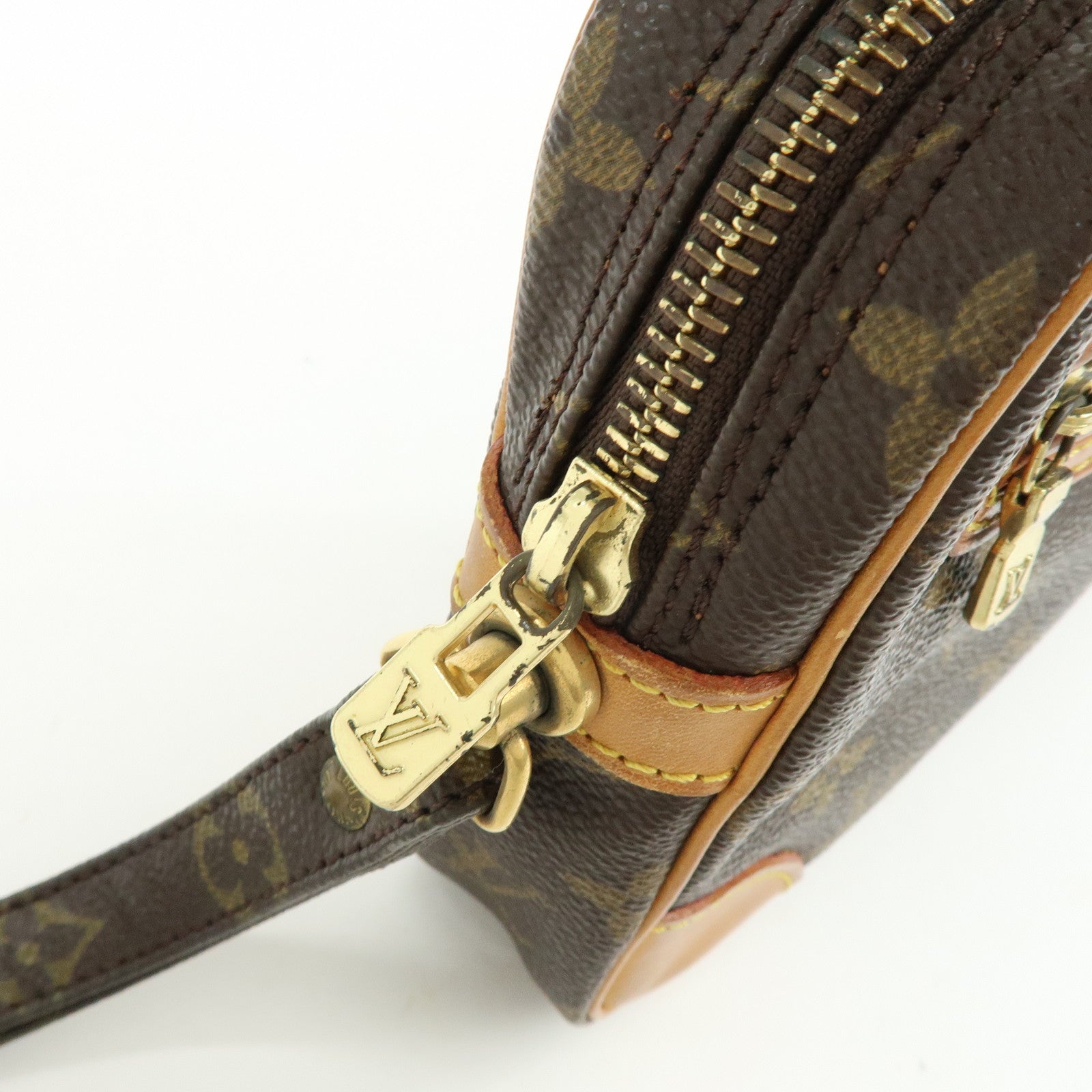 Louis Vuitton Monogram Marly Dragonne GM Clutch Bag Brown M51825