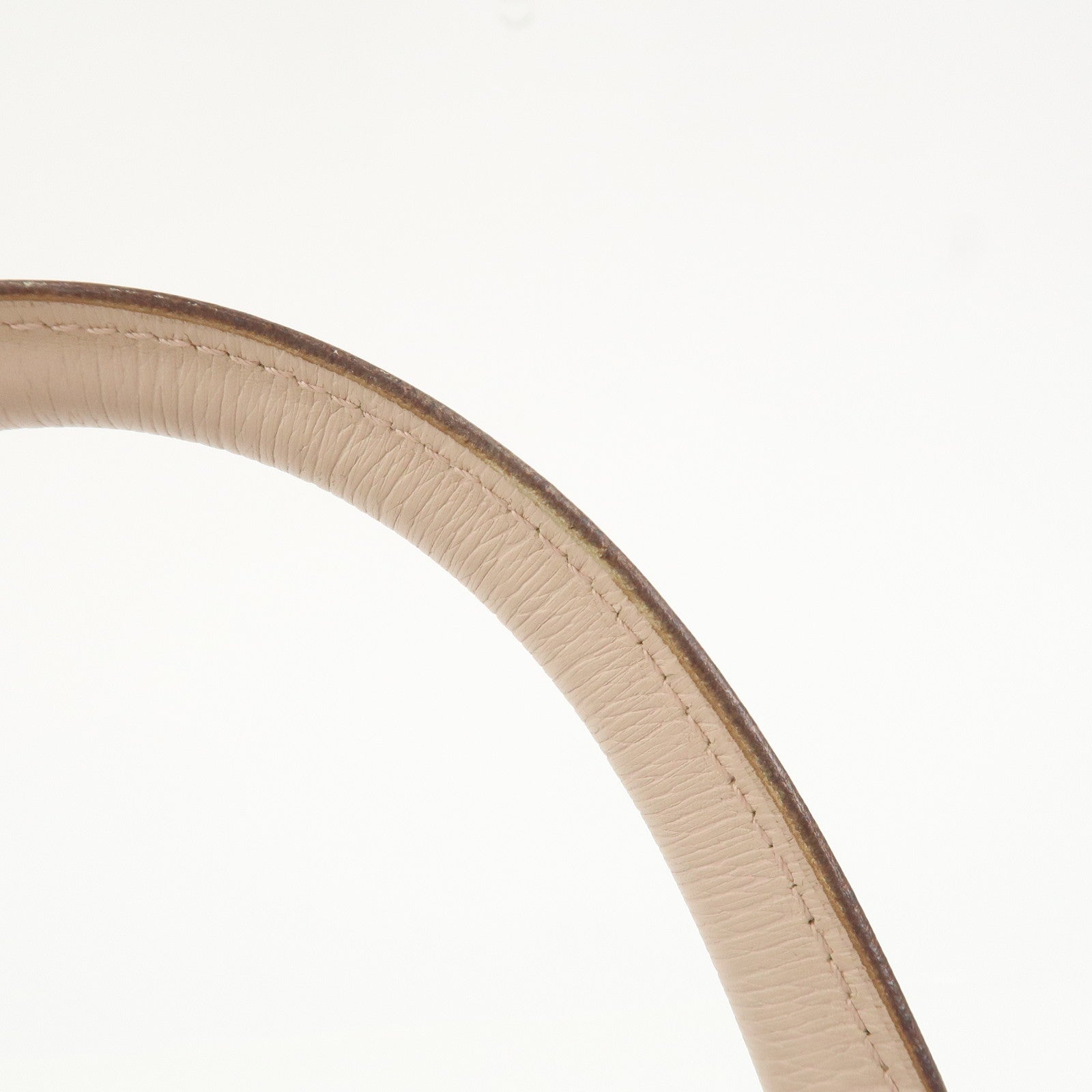 GUCCI Jackie Logo Leather Shoulder Bag Hand Bag Pink 002.1067