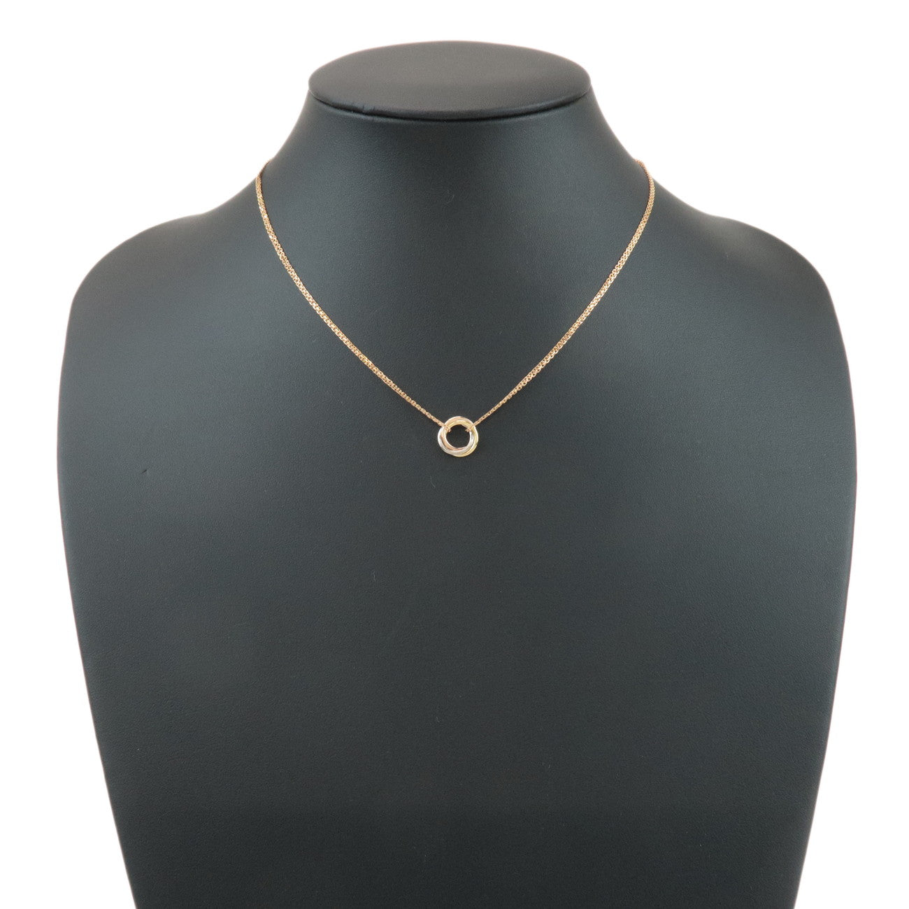 Cartier Sweet Trinity Necklace K18 750 Yellow White Rose Gold