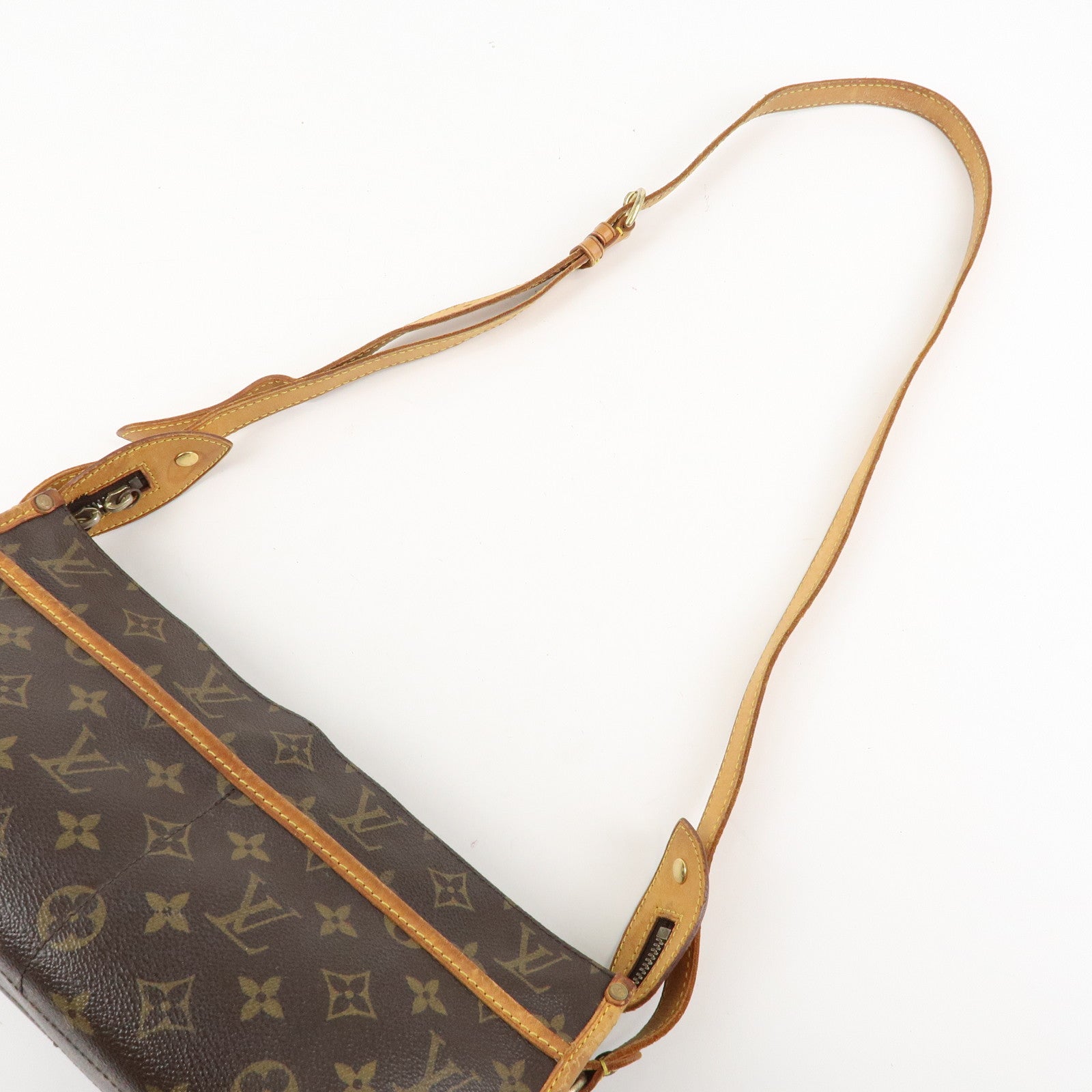Louis Vuitton Monogram Popincourt Long Shoulder Bag Brown M40008 Used