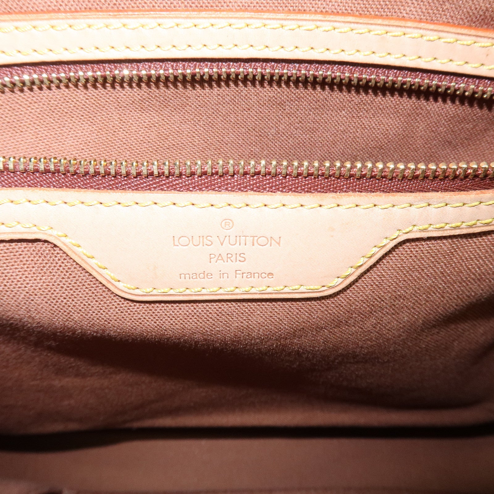 Louis Vuitton Monogram Cabas Mezzo Tote Bag Shoulder Bag M51151