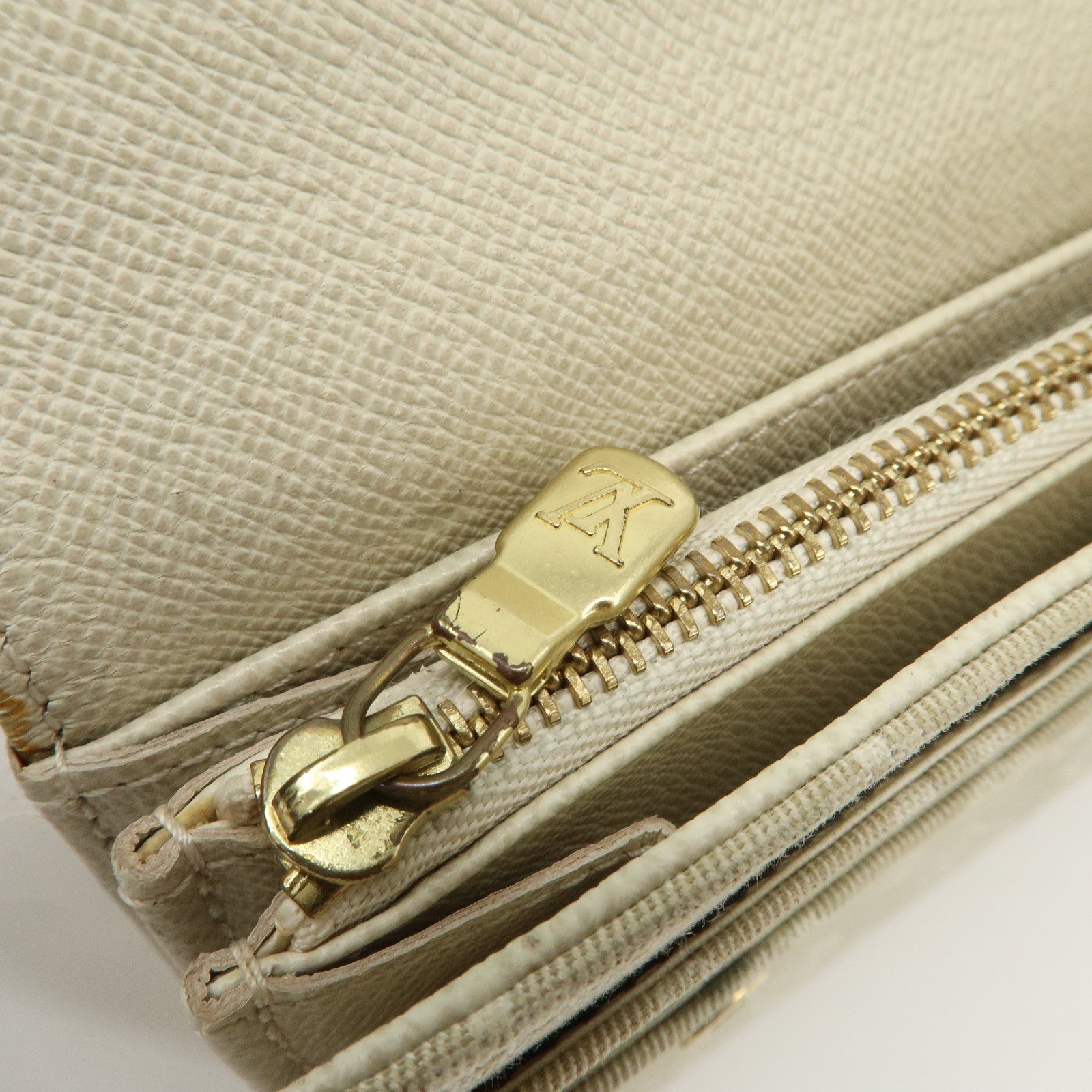 Louis Vuitton Monogram Mini Lin Portefeuille Sarah Wallet M95311