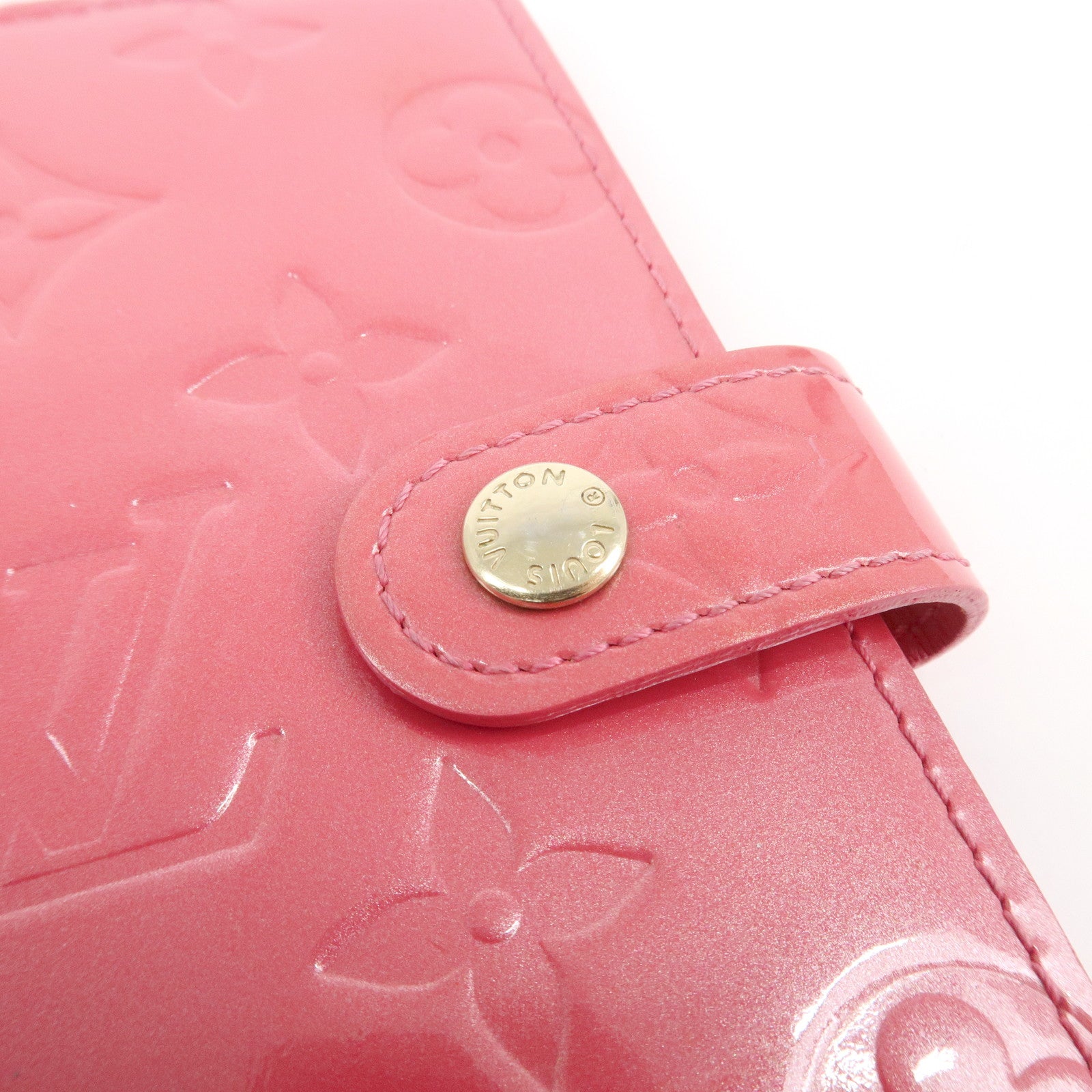 Louis Vuitton Monogram Vernis Agenda PM Planner Cover R2101F Used