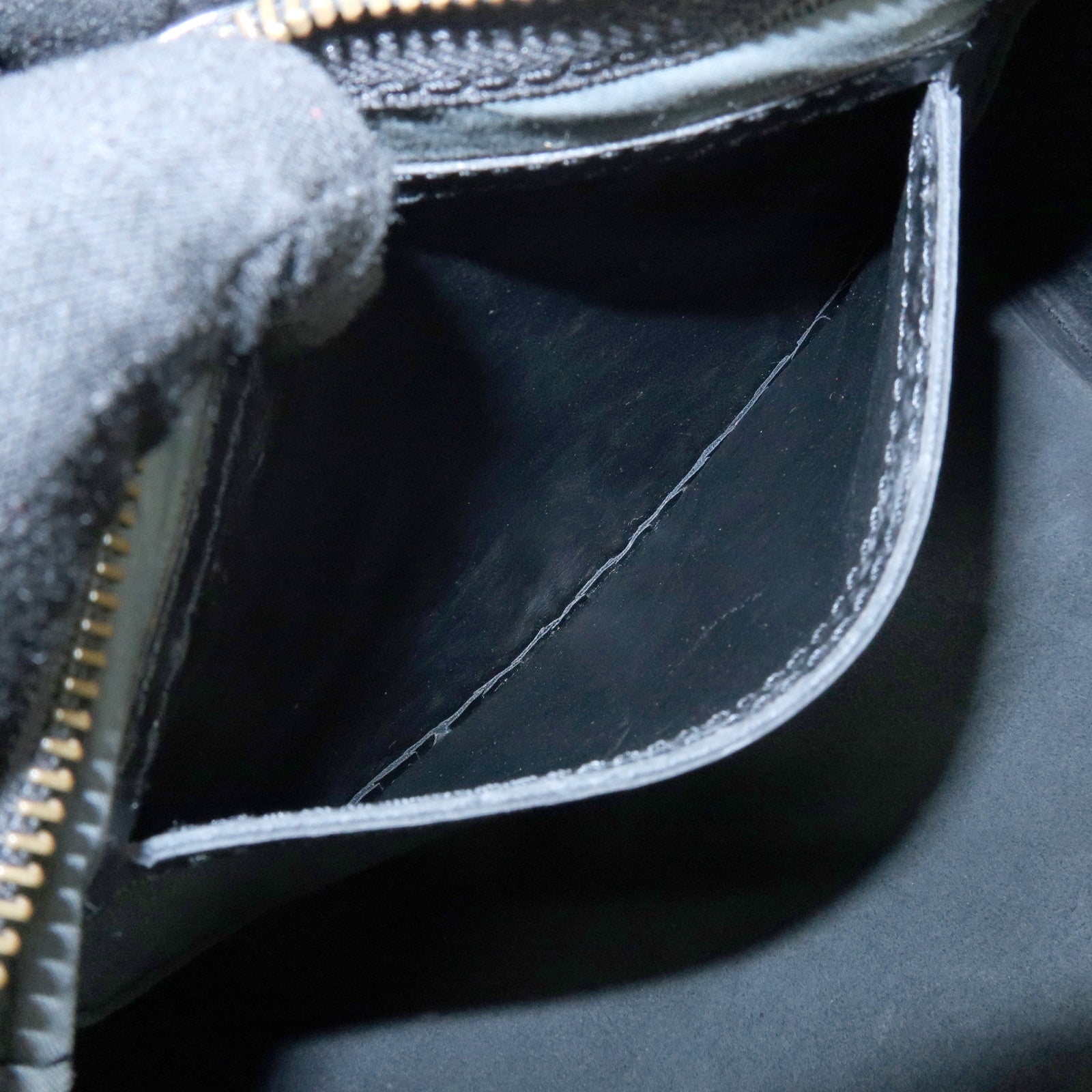 Louis Vuitton Epi Speedy 25 Hand Bag Boston Bag Noir M59032