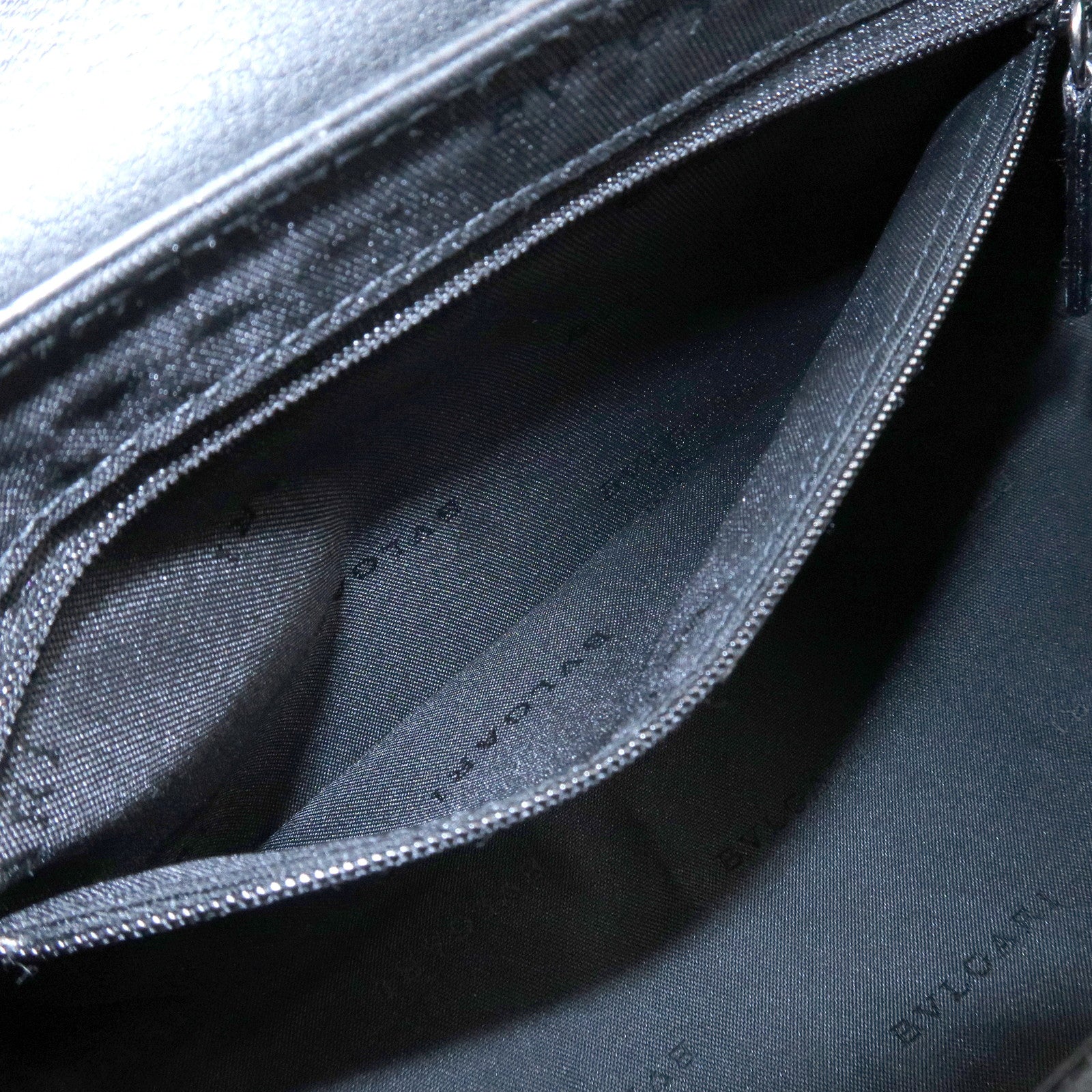 BVLGARI B-zero 1 Drum Leather Shoulder Bag Black