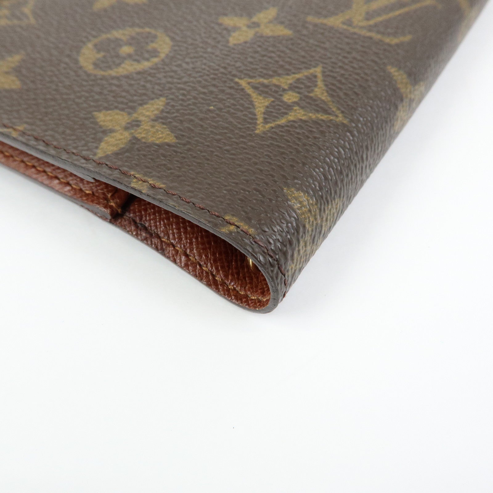 Louis Vuitton Monogram Agenda PM Planner Cover Brown R20005