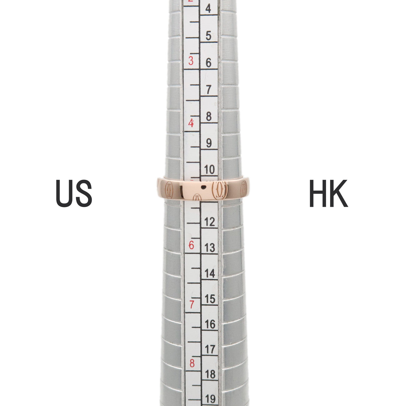 Cartier Happy Birthday Ring K18 750PG Rose Gold #49 US5 EU49 HK10.5