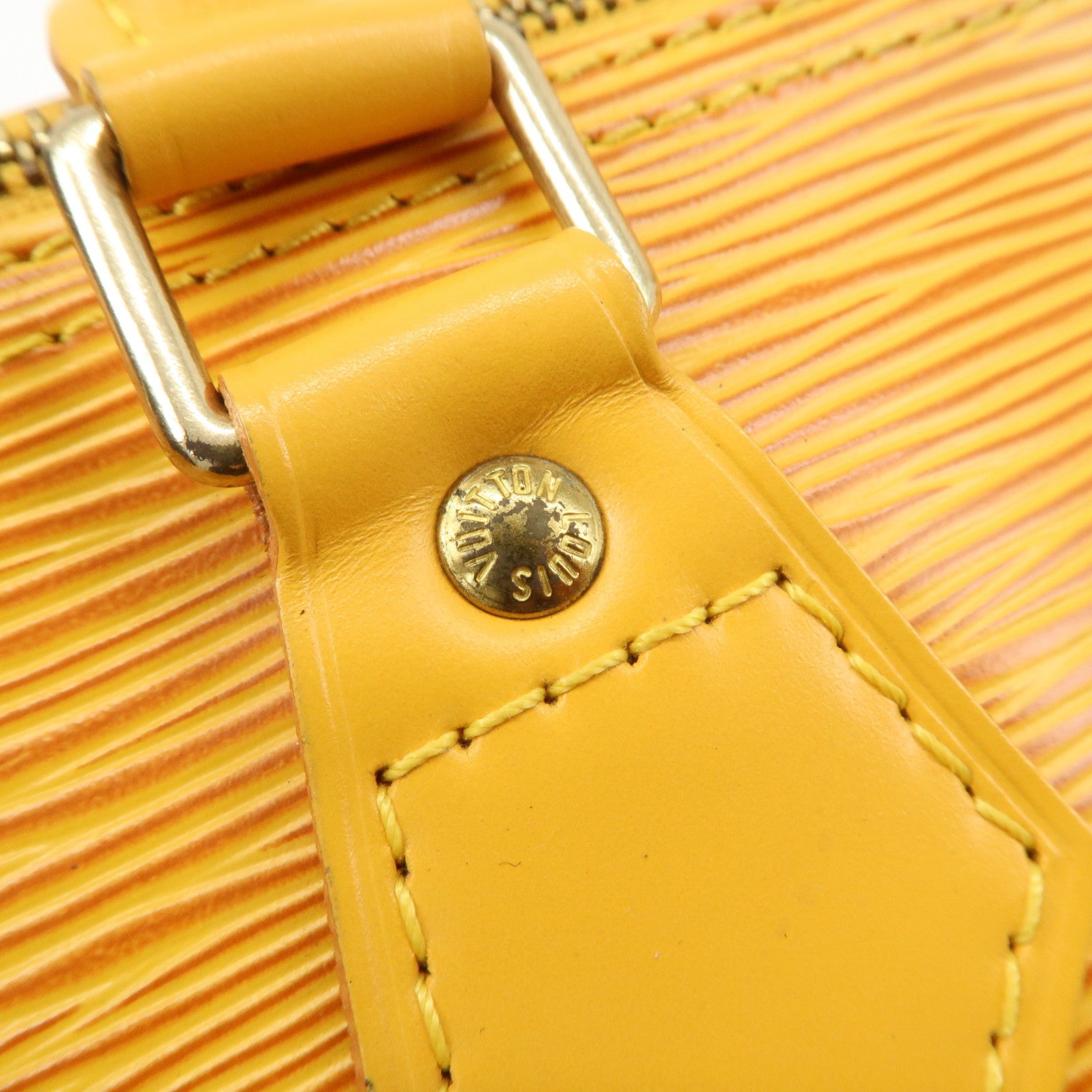 Louis Vuitton Epi Speedy 25 Boston Bag Hand Bag Yellow M43019