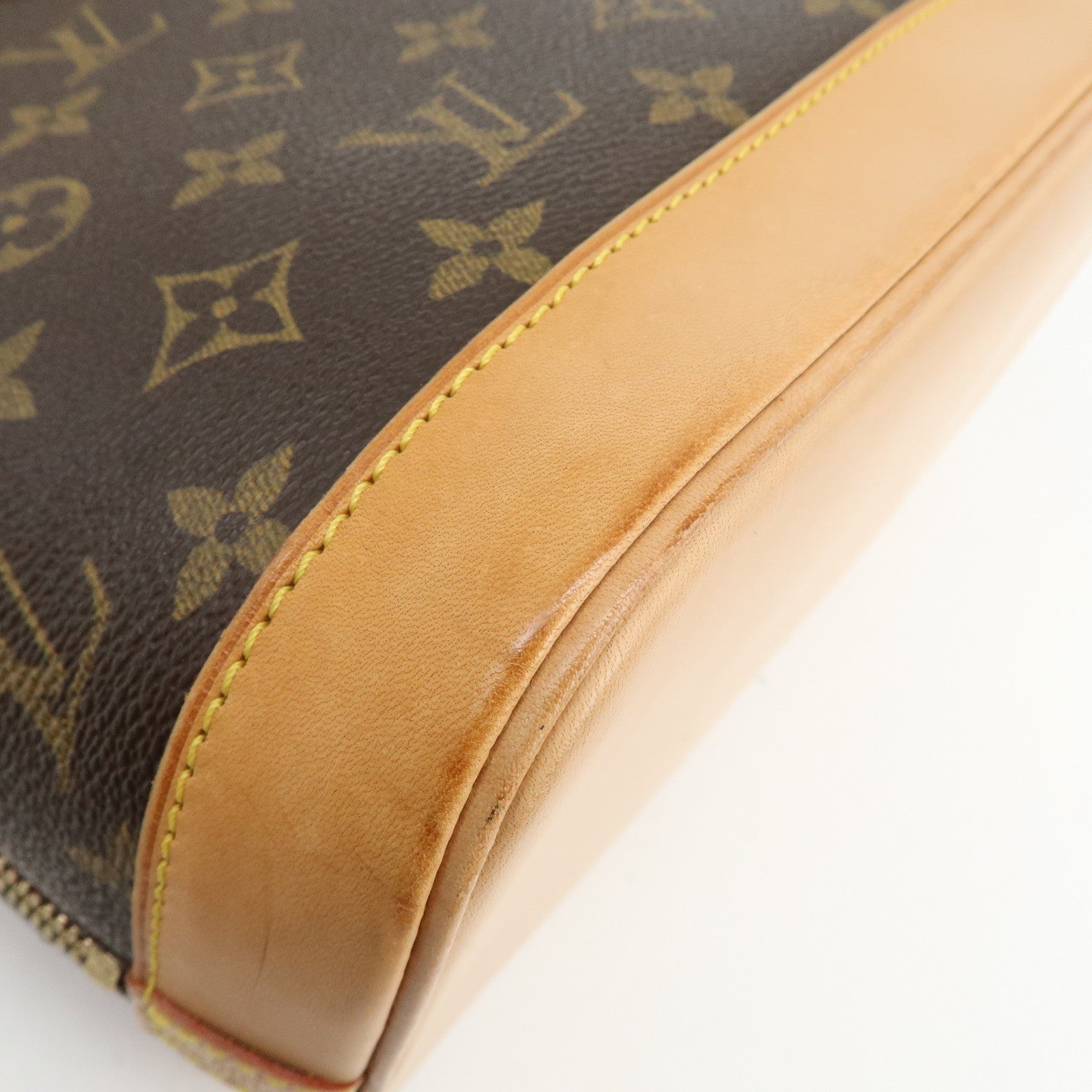 Louis Vuitton Monogram Canvas Alma Hand Bag Brown M51130