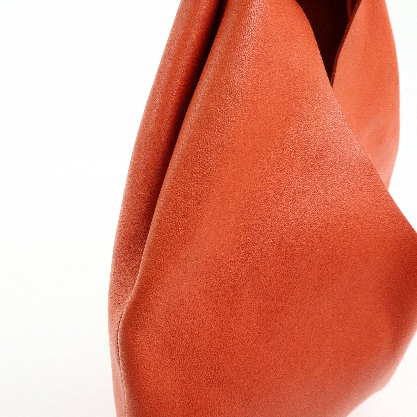 THE ROW Small Bindle Cowhide Leather Hand Bag Orange W1682L628