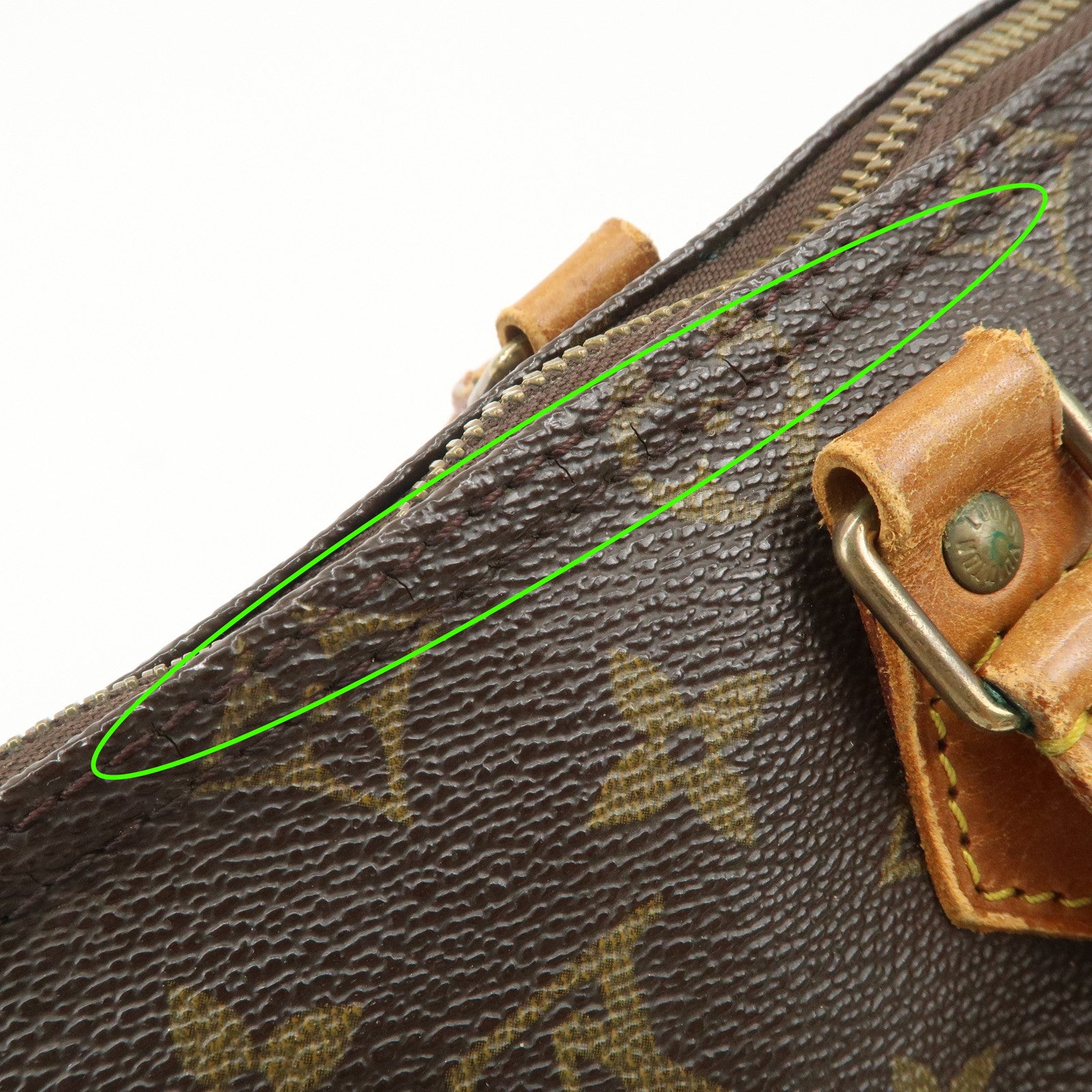 Louis Vuitton Monogram Speedy 25 Boston Bag Hand Bag Brown M41528