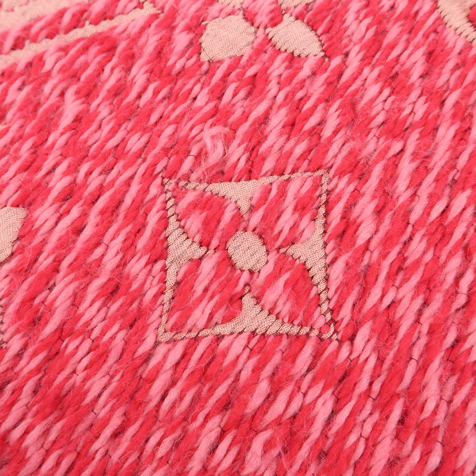 Louis Vuitton Monogram Wool Silk Scarf Echarpe Logomania M78706