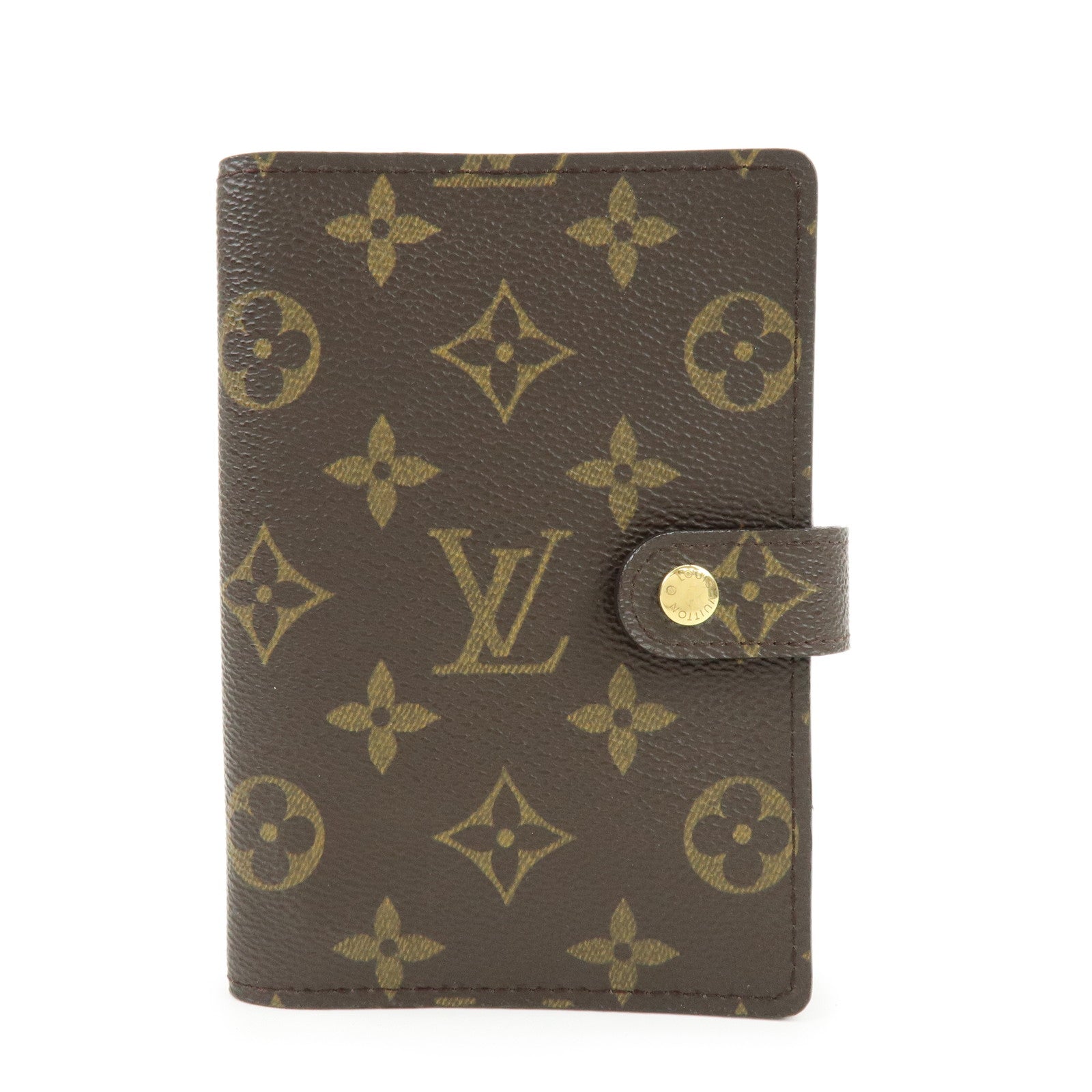 Louis Vuitton Monogram Agenda PM Planner Cover Brown R20005