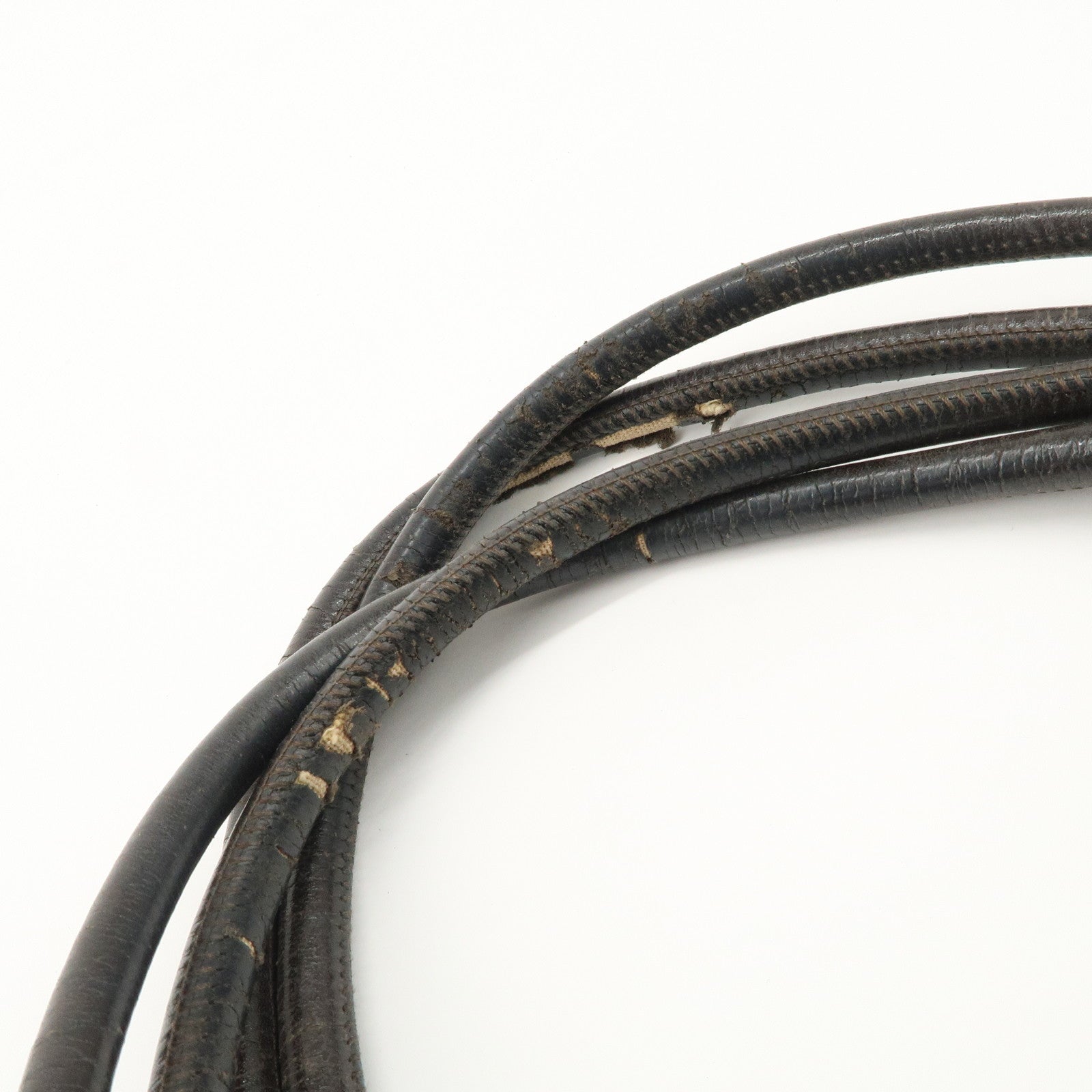 CHANEL Cambon Line Lamb Skin Bowling Bag Hand Bag Brown A25171 Used