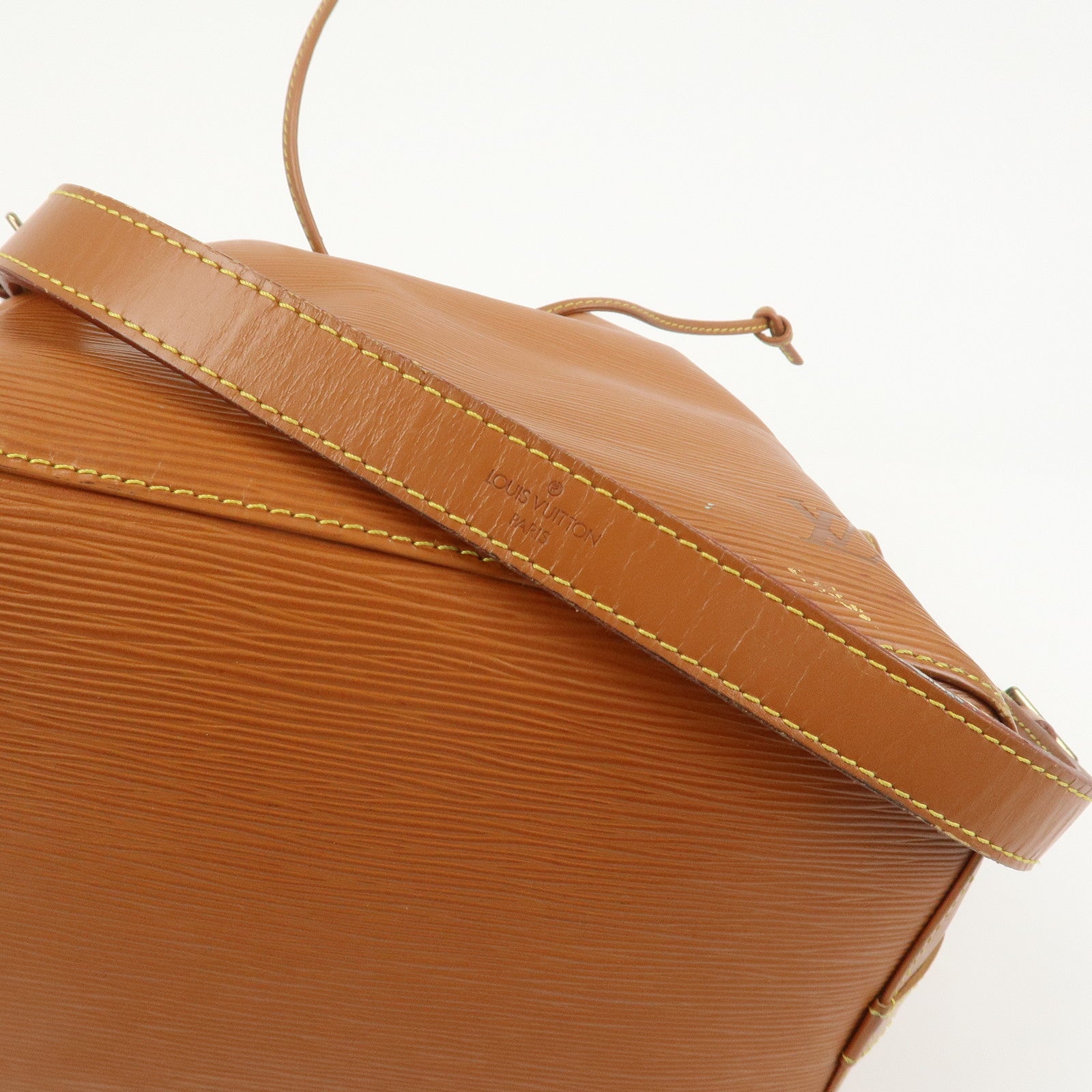 Louis Vuitton Epi Leather Petit Noe Shoulder Bag Zipang Gold M44108