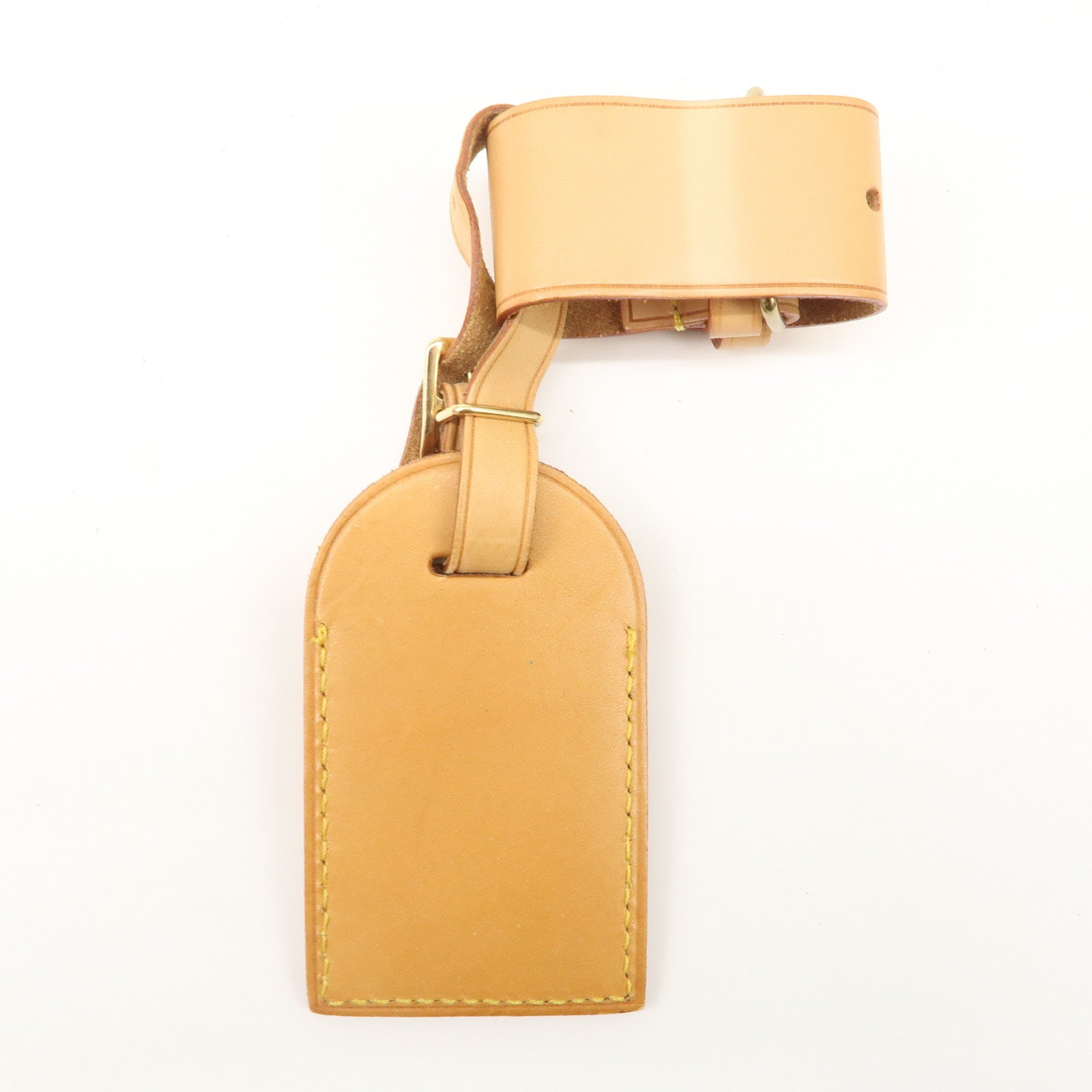 Louis Vuitton Set of 15 Nume Leather Name Tag & Poignet Natural Used