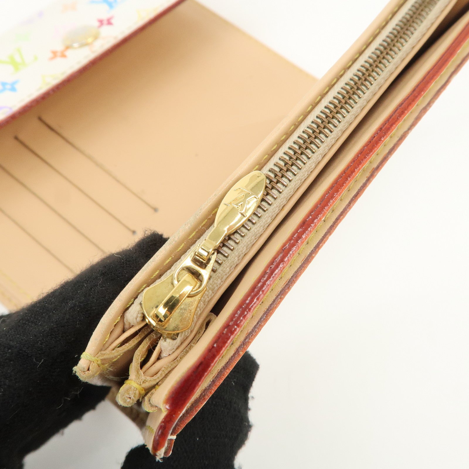 Louis Vuitton Monogram Multicolor Portefeuille Alexandra Wallet Blanc M60083