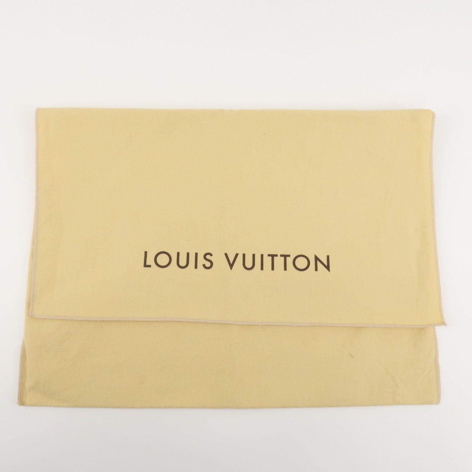 Louis Vuitton Set Of 10 Dust Bag Storage Bag Flap Style Beige Used
