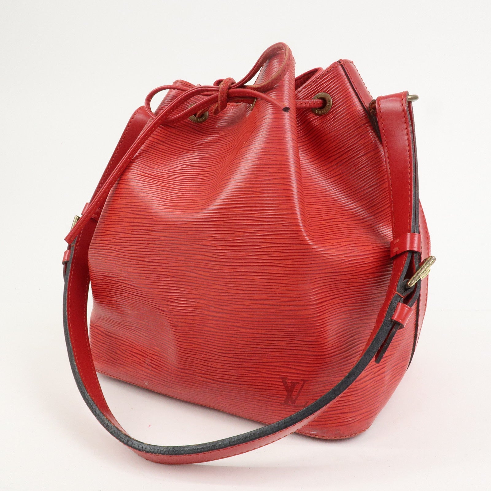 Louis Vuitton Epi Petit Noe Shoulder Bag Castilian Red M44107