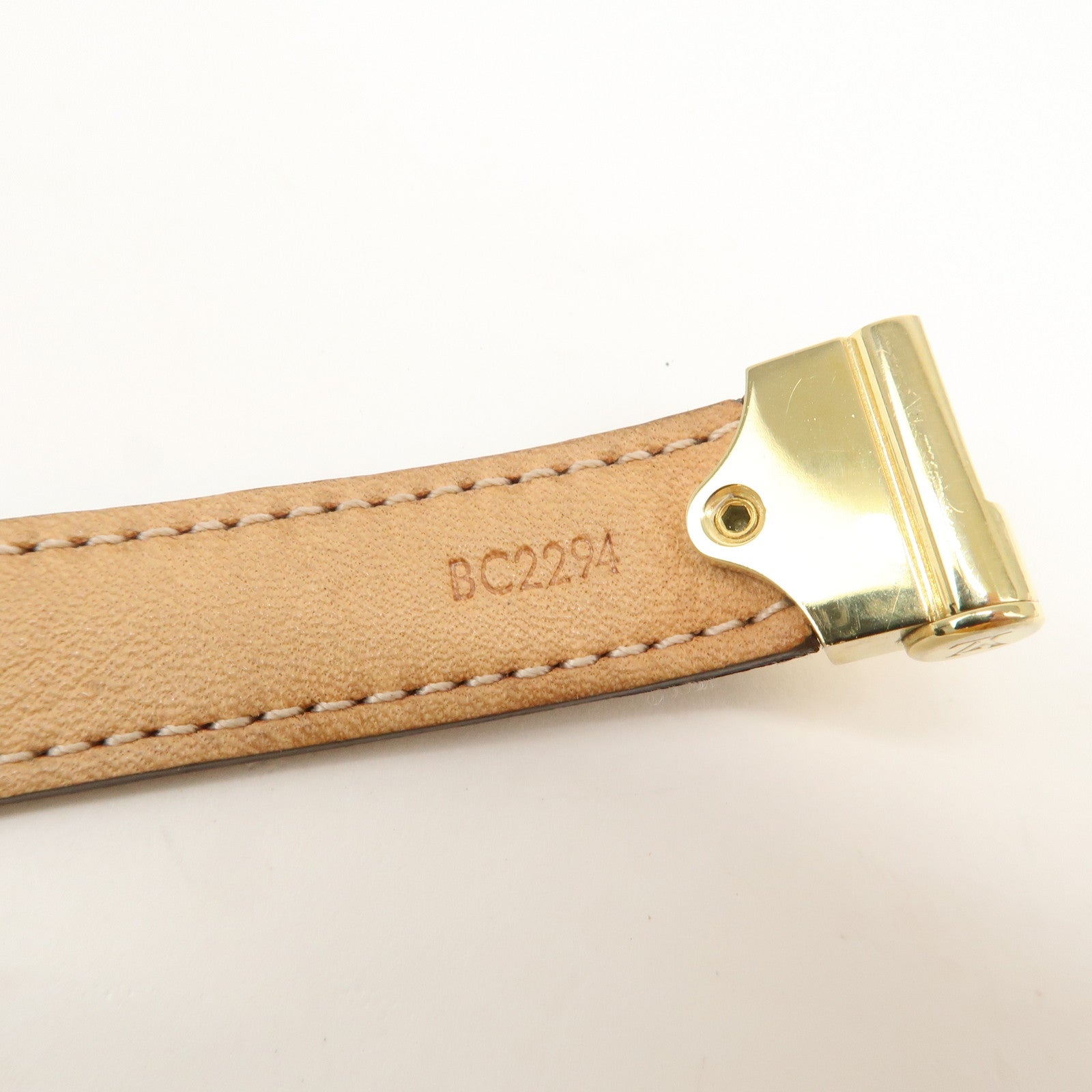 Louis Vuitton Monogram Bracelet Spirit Size 17 Brown M8112F