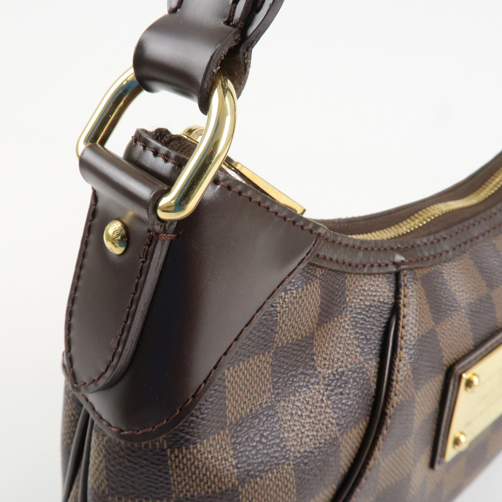 Louis Vuitton Damier Thames PM Shoulder Bag Hand Bag N48180 Used