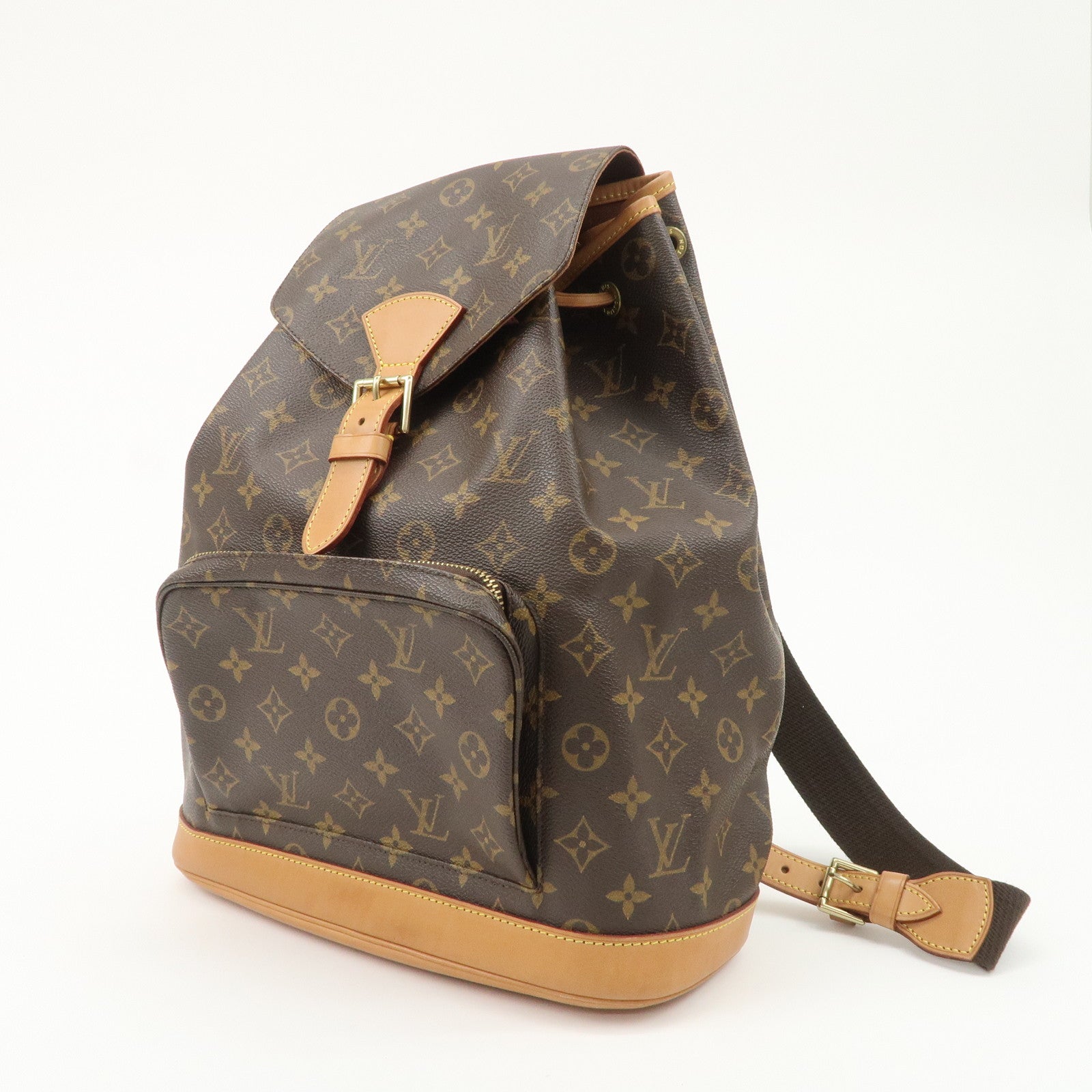Louis Vuitton Monogram Montsouris GM Backpack Brown M51135