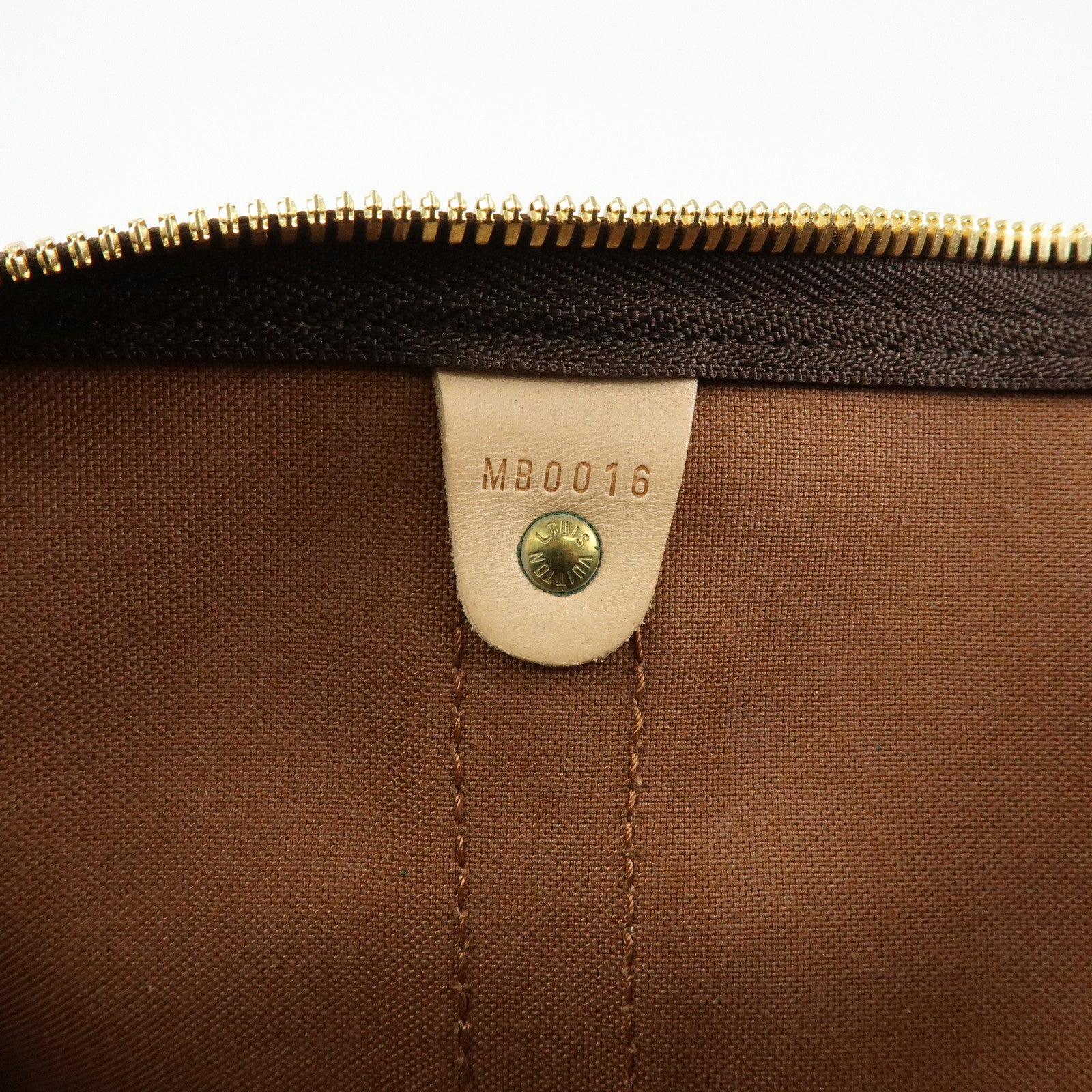 Louis Vuitton Monogram Keep All 45 Boston Bag Brown M41428