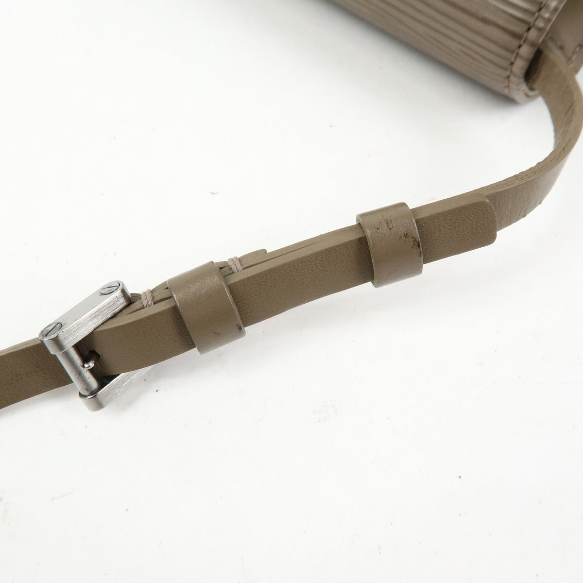 Louis Vuitton Epi Leather Biarritz PM Shoulder Bag Pepper M5293B