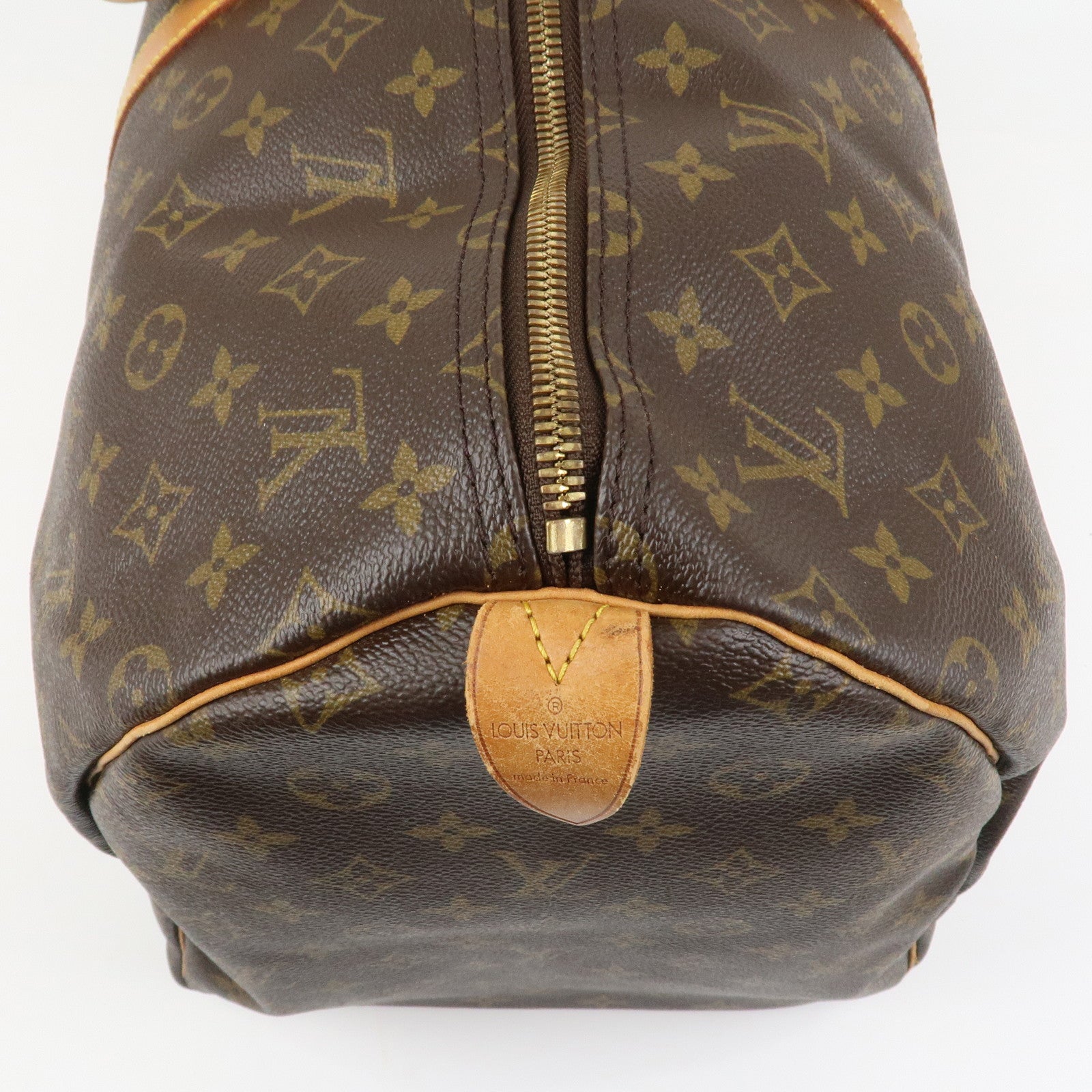Louis Vuitton Monogram Keep All 55 Boston Bag Brown M41424