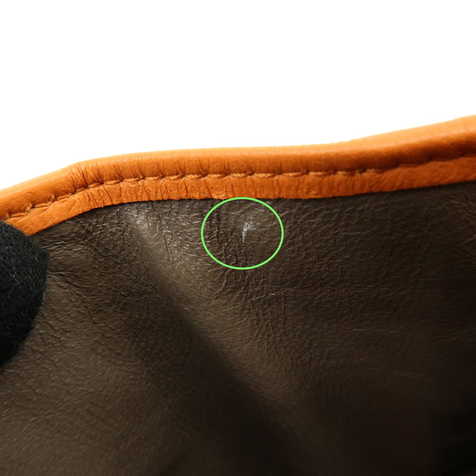 Bottega Veneta Intrecciato Leather Bi-fold Comact Wallet Orange