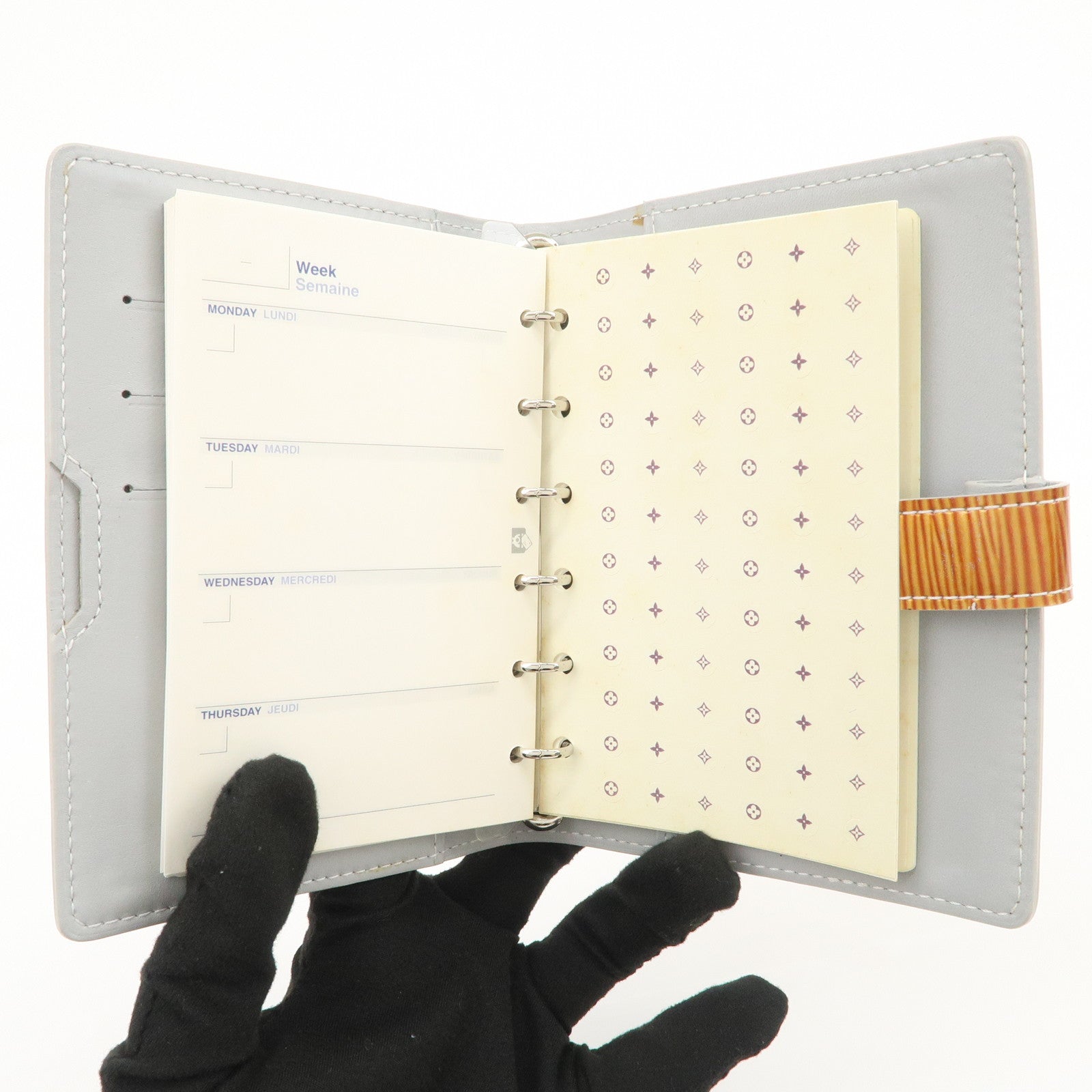 Louis Vuitton Cyber Epi Agenda PM Day Meets Night Planner M99081